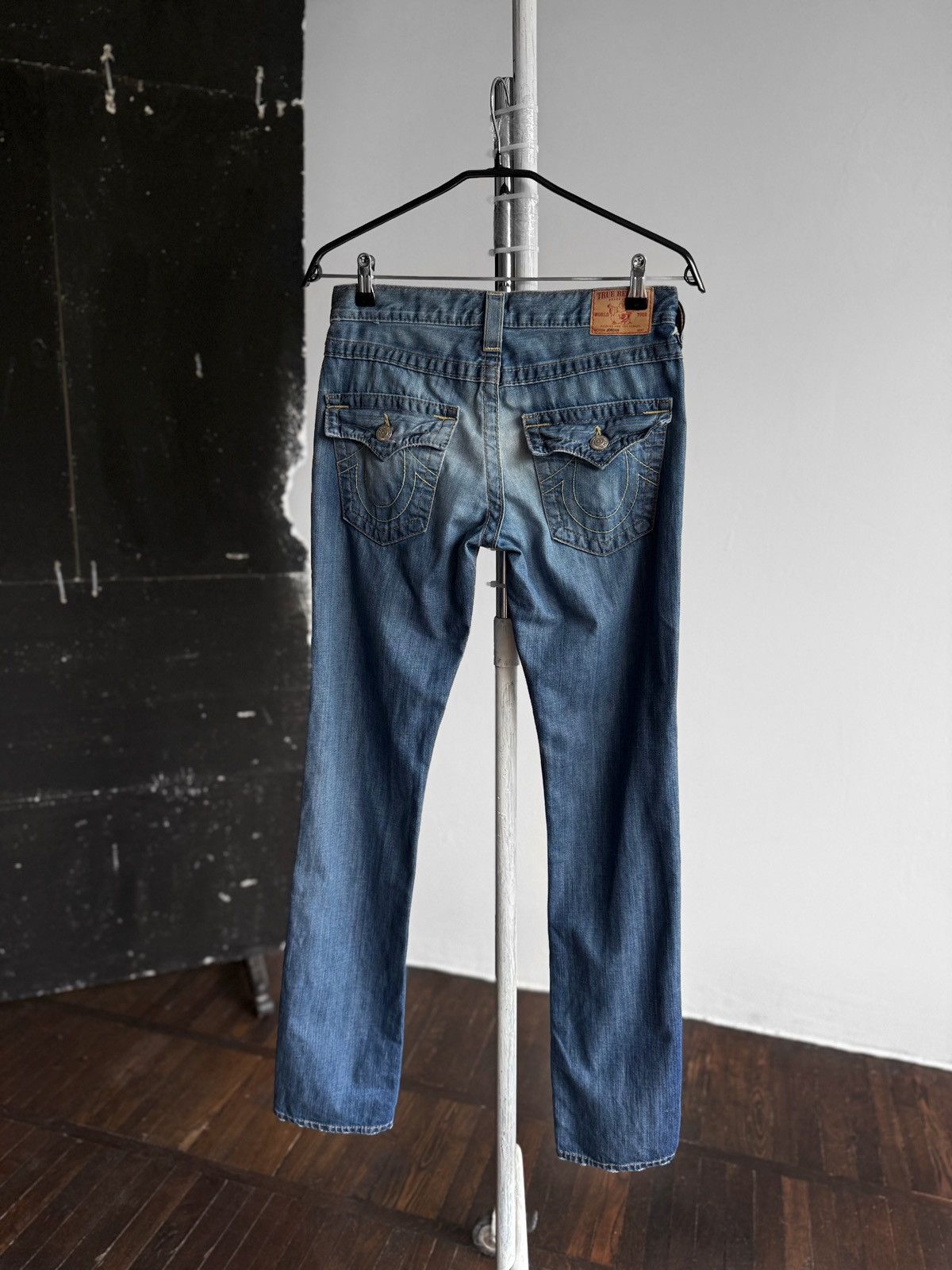 True Religion × Vintage True Religion Vintage Distressed Denim Jeans Made in USA Size 24" / US 00 / IT 34 - 3 Thumbnail