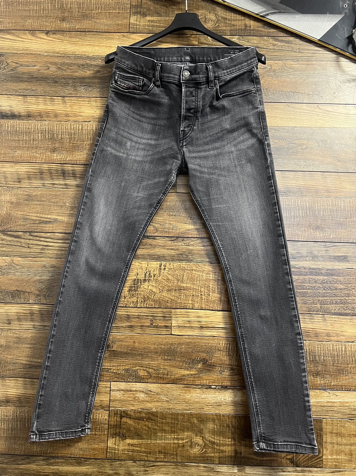 Diesel DIESEL Diesel D-Luster Grey Denim Jeans Slim Fit Stretch Size US 30 / EU 46 - 9 Thumbnail