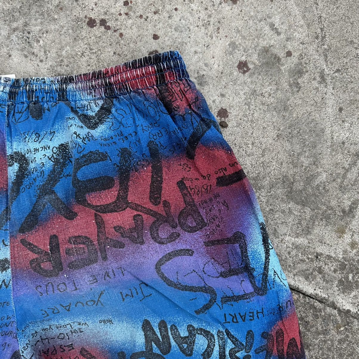 Designer × Vintage Vintage Crazy Shorts Swim Wear Y2K 90s Style USA Size US 33 - 11 Thumbnail