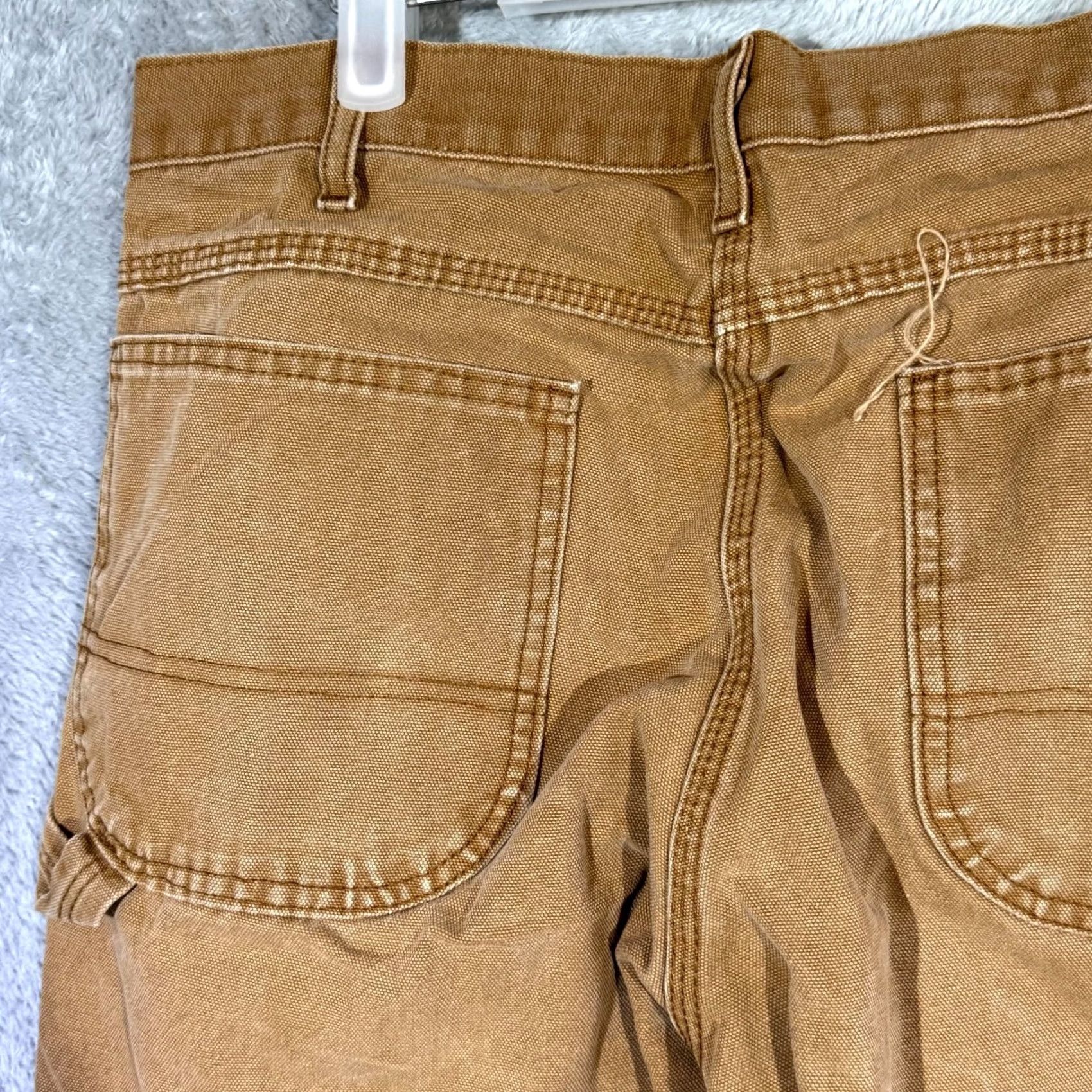 Dickies Dickies Carpenter Jeans Men’s 34x32 Brown Denim Relaxed Fit Straight Leg Jeans Mens Size US 34 / EU 50 - 6 Thumbnail