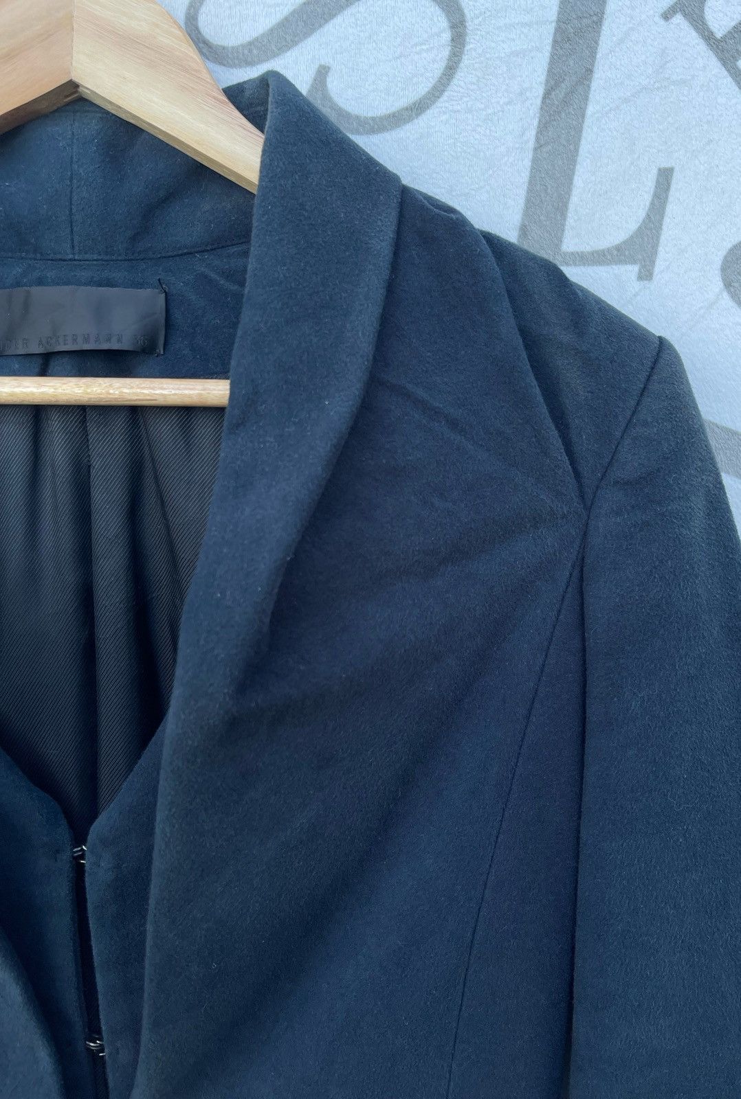 Haider Ackermann 🔥A/W 2013 HAIDER ACKERMANN MOLESKIN CROPPED JACKET Size S / US 4 / IT 40 - 9 Thumbnail