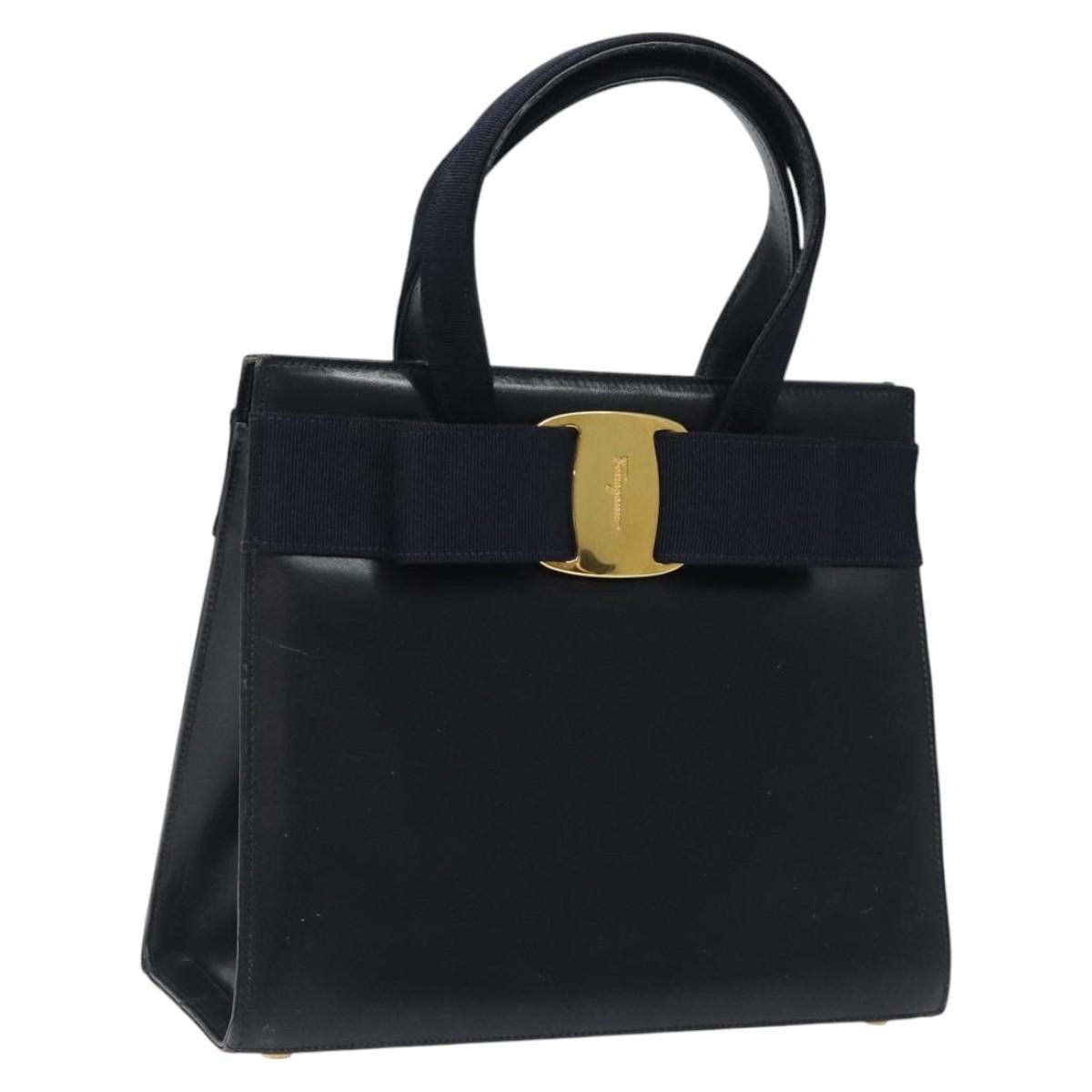 Salvatore Ferragamo Salvatore Ferragamo Convertible Vara Bow Tote Leather Size ONE SIZE - 1 Thumbnail