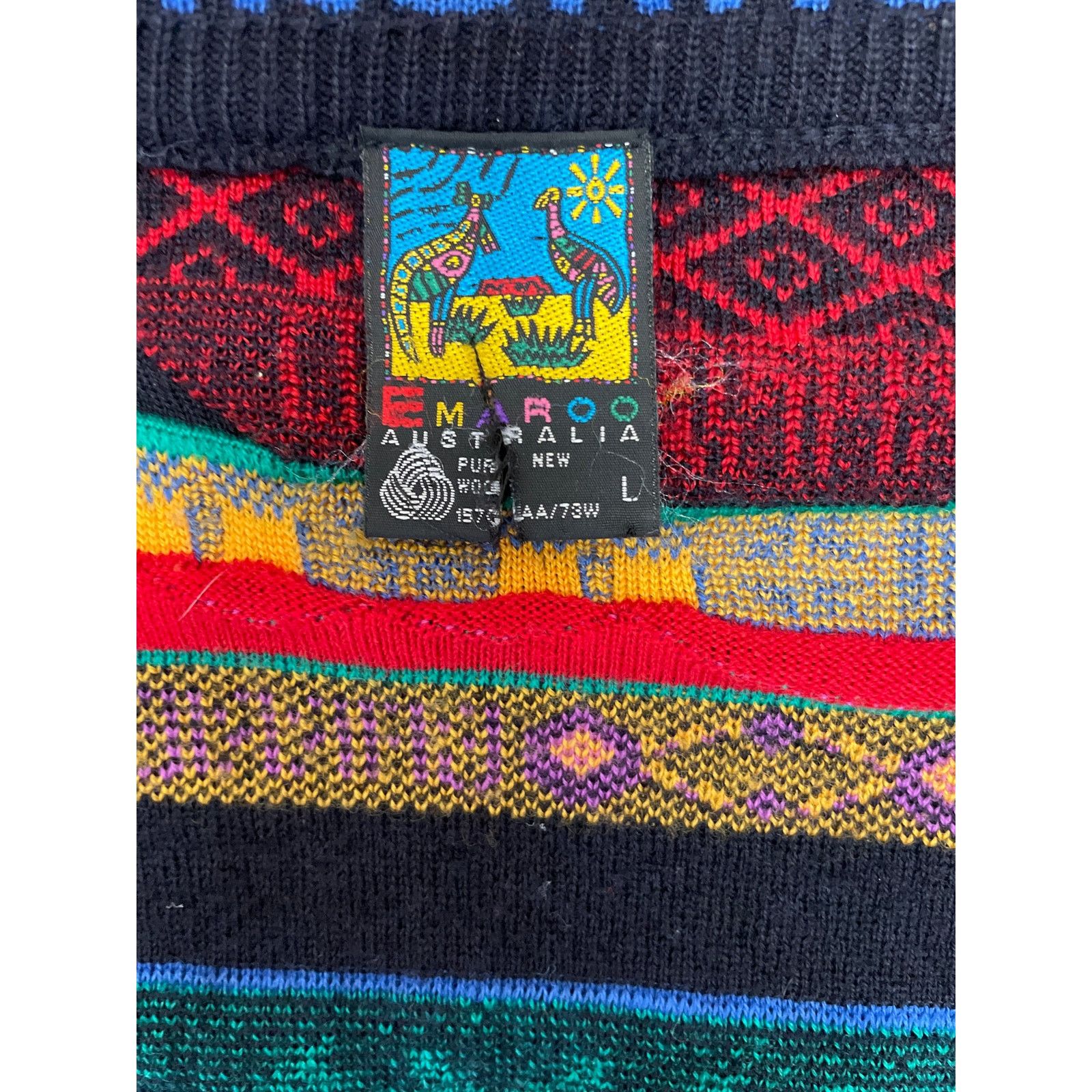Vintage Emaroo Australian COOGI Style Vest Knit L Size US L / EU 52-54 / 3 - 2 Thumbnail
