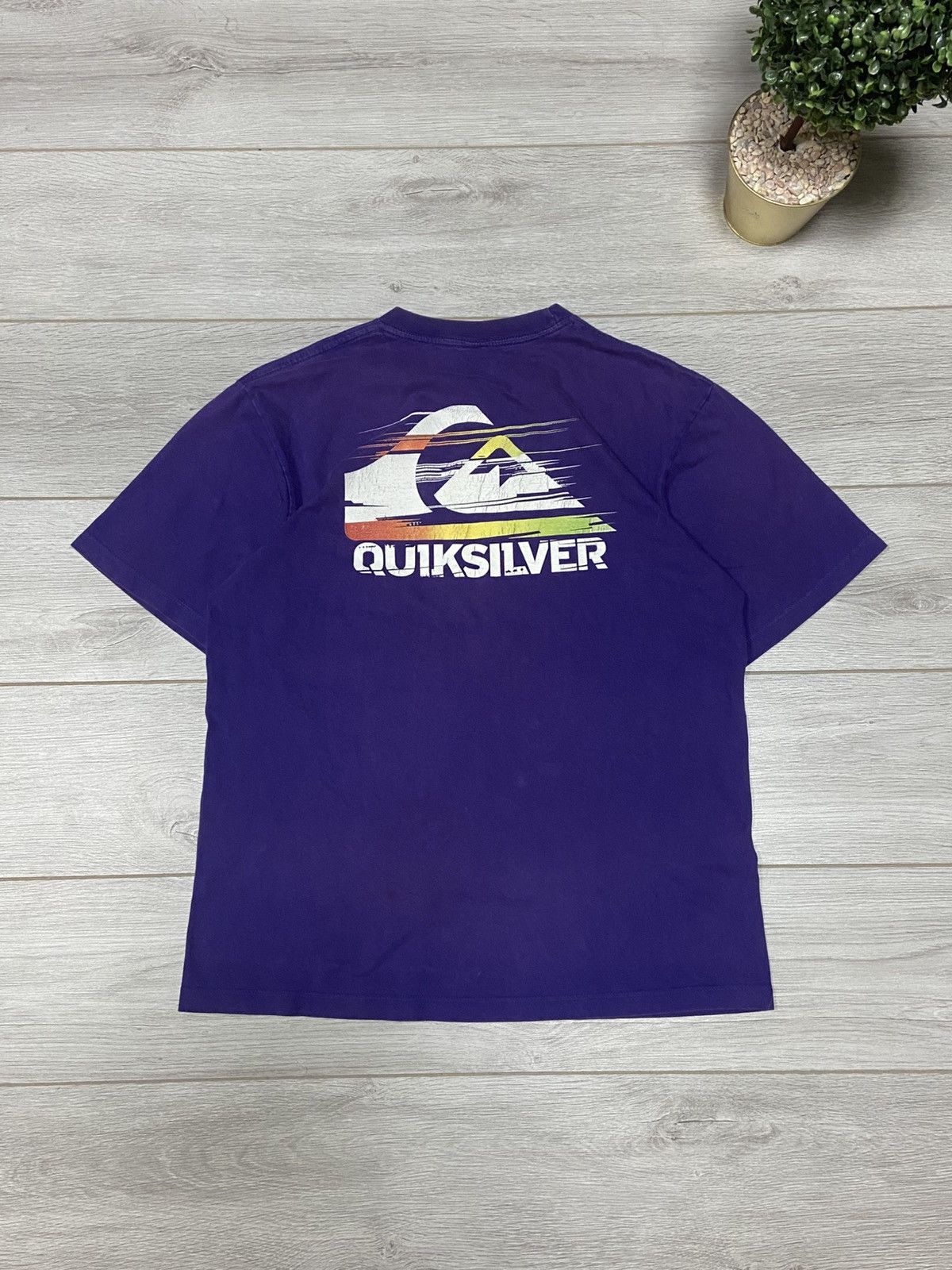 Quiksilver Quiksilver vintage big logo print t-shirt Size US XL / EU 56 / 4 - 1 Thumbnail