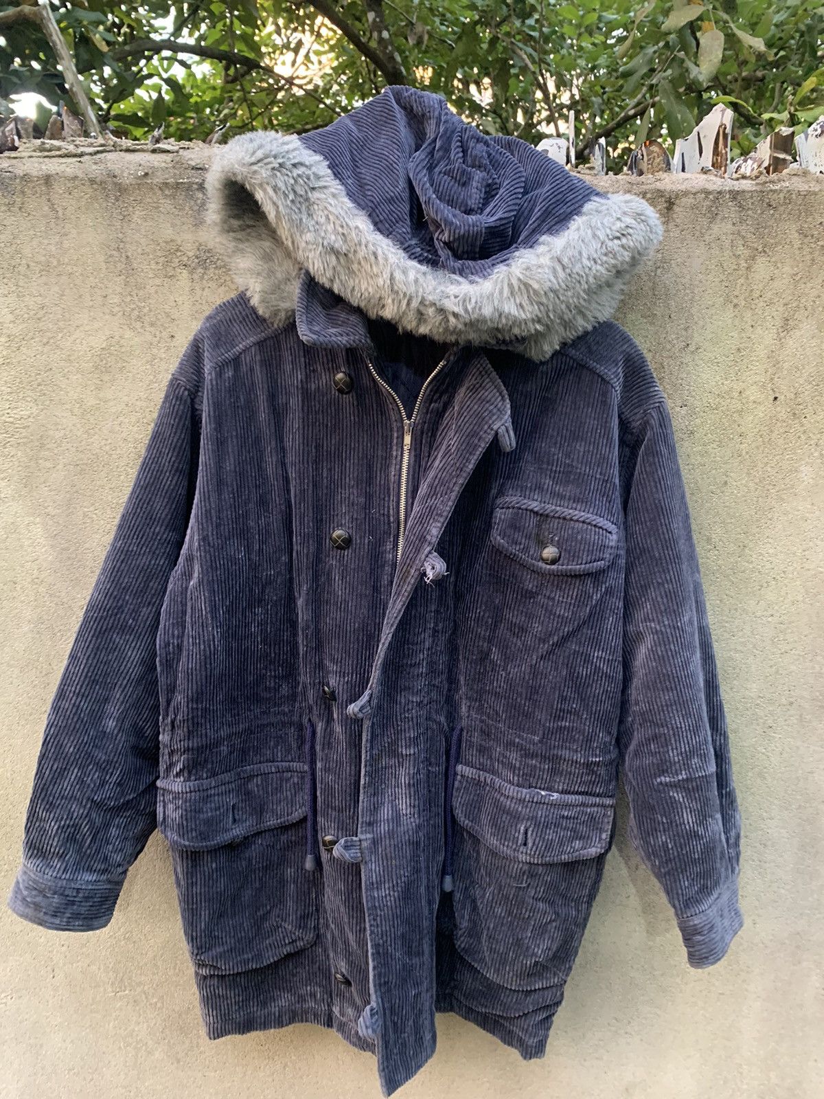 If Six Was Nine 💸BINDINGOFFER💸JJC Fur Corduroy Jacket Coat Lgb Ifsixwasnine Size US M / EU 48-50 / 2 - 1 Thumbnail