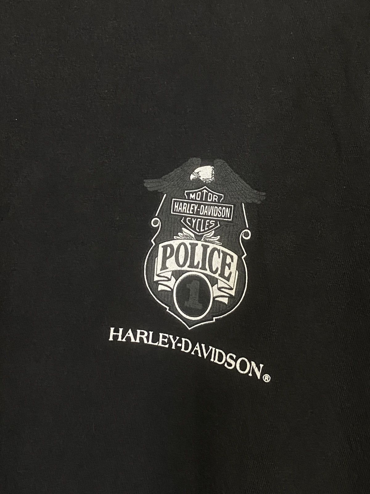 Vintage T shirt Harley Davidson police motorcycles motor vintage Size US XL / EU 56 / 4 - 3 Thumbnail