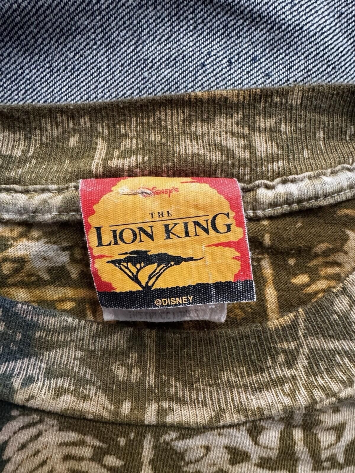 Disney Vintage 90s Disney The Lion King AOP Single Stitch T-Shirt L Size ONE SIZE - 3 Thumbnail