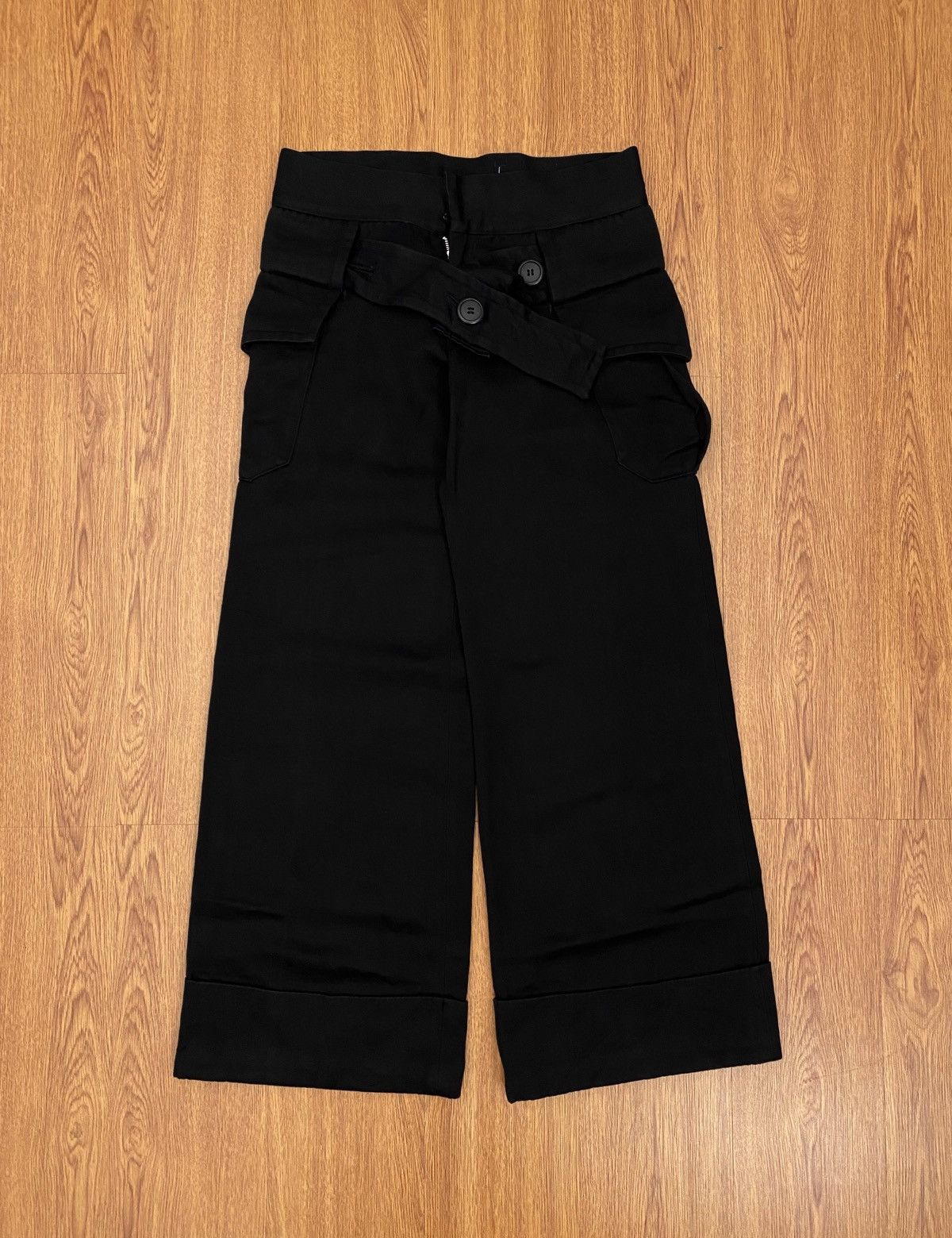 image of Limi Feu Yohji Yamamoto Pants in Black, Men's (Size 30)