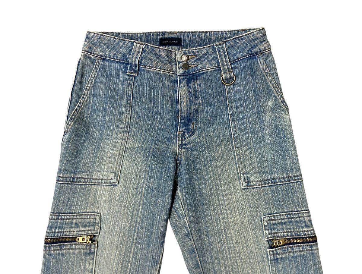 Japanese Brand Rare Vintage Japanese Brand Daily Topics Flared Jeans 1990s Size US 28 / EU 44 - 3 Thumbnail