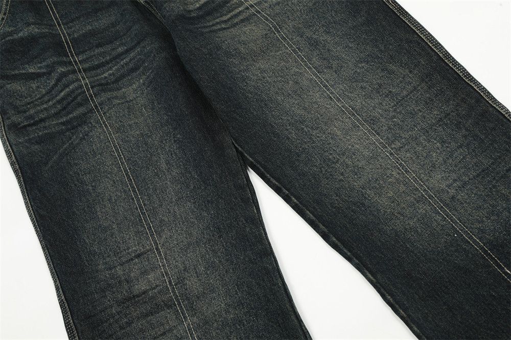 Vintage American retro washed loose casual men's straight leg jeans Size US 32 / EU 48 - 4 Thumbnail