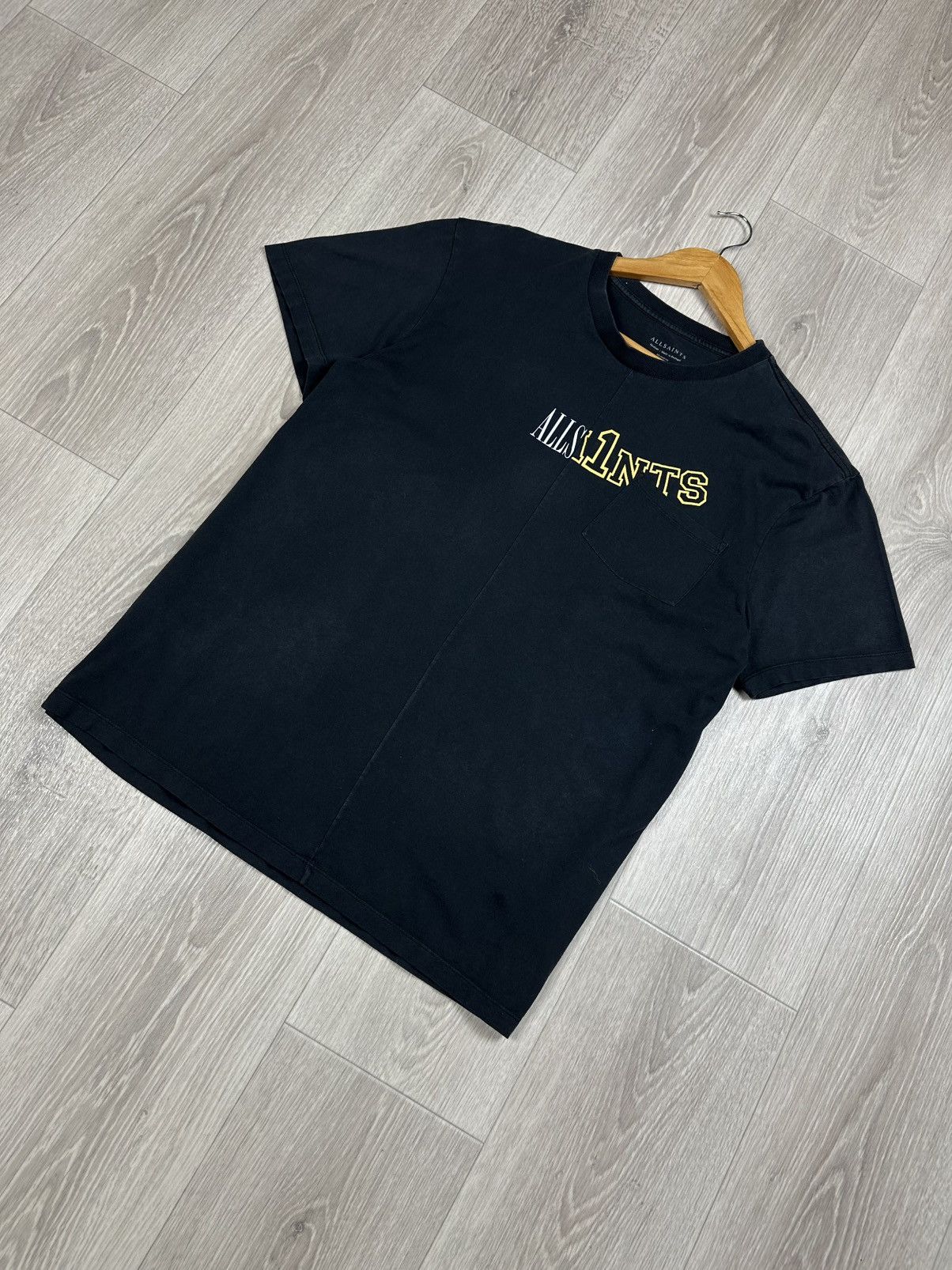 Allsaints × Vintage Allsaints Vintage T-Shirt Big Logo Y2K Streetwear Size US M / EU 48-50 / 2 - 3 Thumbnail