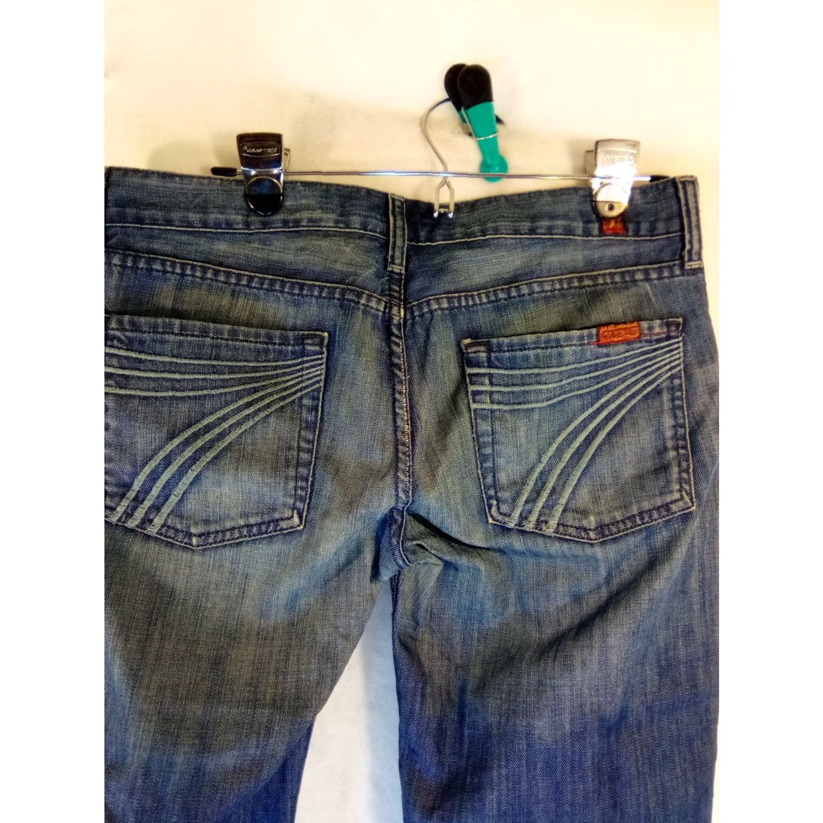 7 For All Mankind 7 For All Mankind Capri Pants Women Denim Blue 28 Waist 34" Zip Button 5-Pocket Regular Capris Vintage? No 90s? (avoid) Size 28" / US 6 / IT 42 - 7 Thumbnail