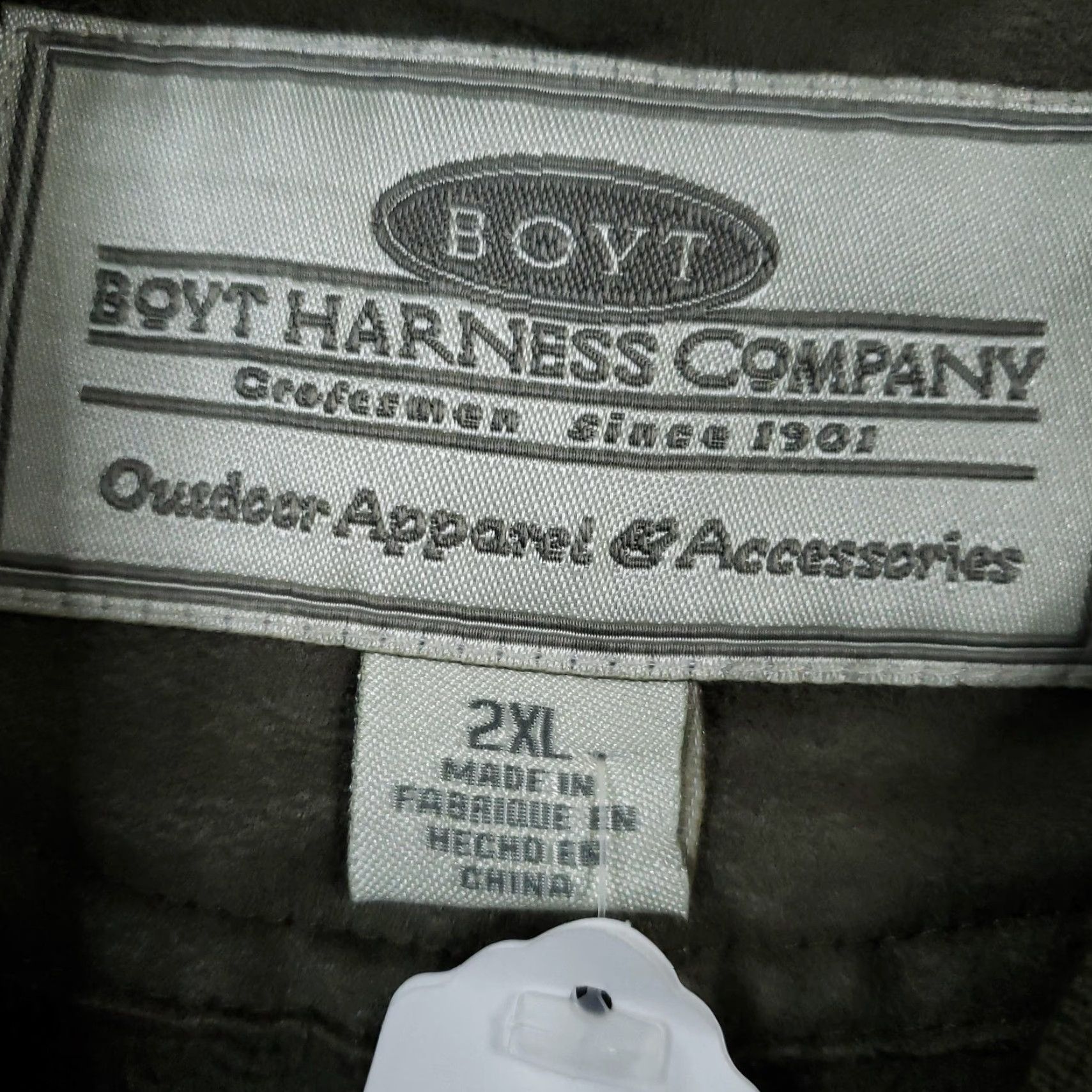 Vintage BOYT HARNESS COMPANY Vest Men 2XL Green Fleece Full Zip Outdoor Hunting Size US XXL / EU 58 / 5 - 6 Thumbnail