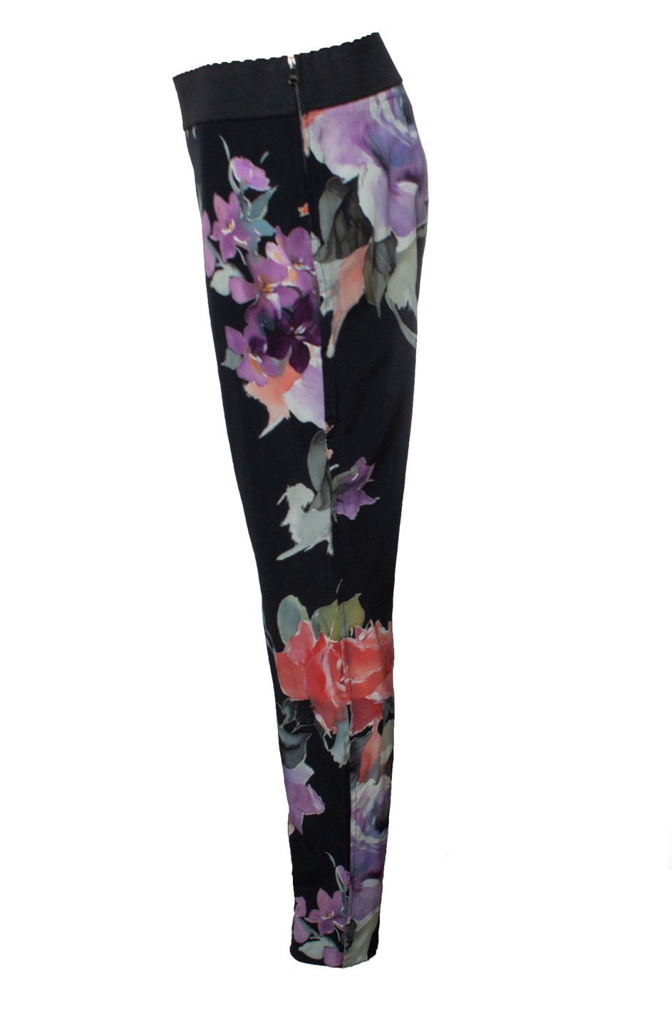 Dolce & Gabbana Dolce & Gabbana, floral pantalon Size 30" / US 8 / IT 44 - 2 Thumbnail