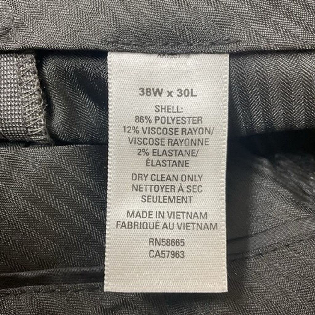 Nordstrom NWOT Nordstrom Rack Trim Fit Dress Pants Men Size 39Wx30L Size US 39 - 3 Thumbnail
