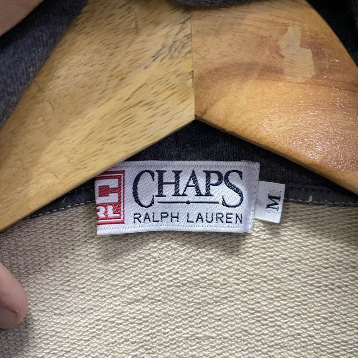 Chaps Ralph Lauren Chaps Ralph Lauren Hooded Sweatshirt (Beige) Size US M / EU 48-50 / 2 - 7 Thumbnail