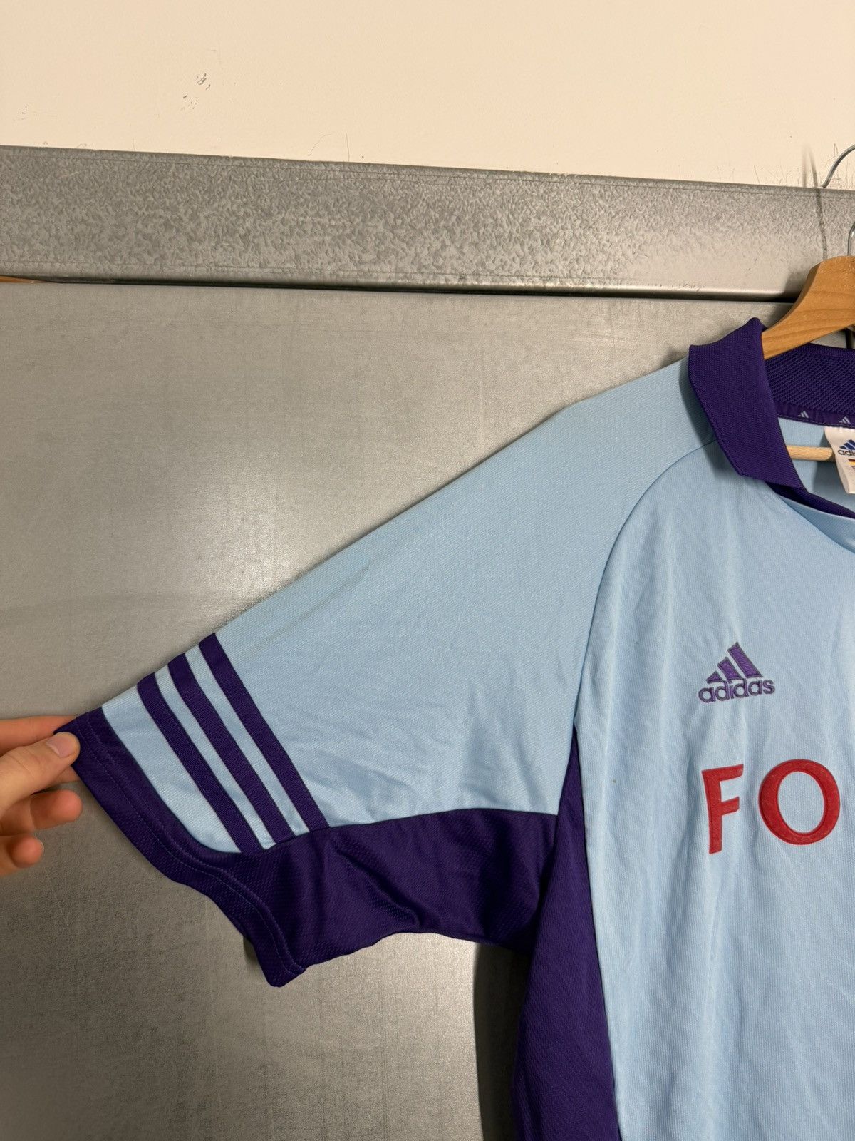 Adidas Vintage 2001/02 Adidas Anderlecht Fortis Away Soccer Jersey Size US XL / EU 56 / 4 - 4 Thumbnail