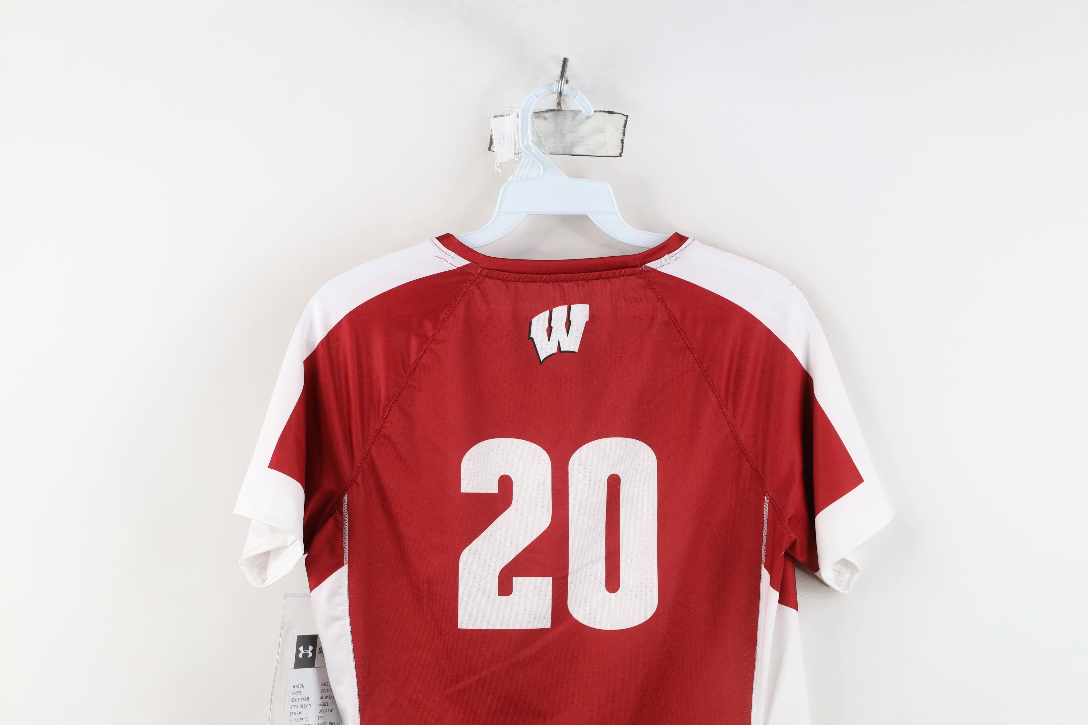 Under Armour New Sample Under Armour University of Wisconsin Jersey Size S / US 4 / IT 40 - 15 Thumbnail