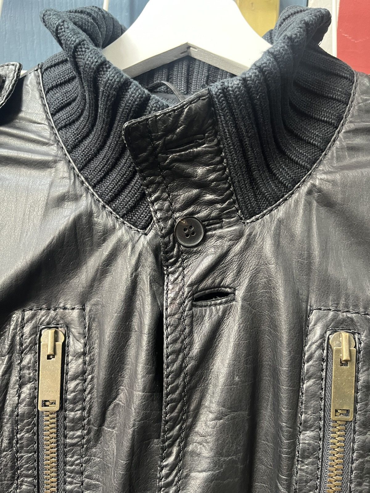 Gucci Gucci Madonna leather jacket by tom ford y2k 2000’s men icon Size US M / EU 48-50 / 2 - 6 Thumbnail