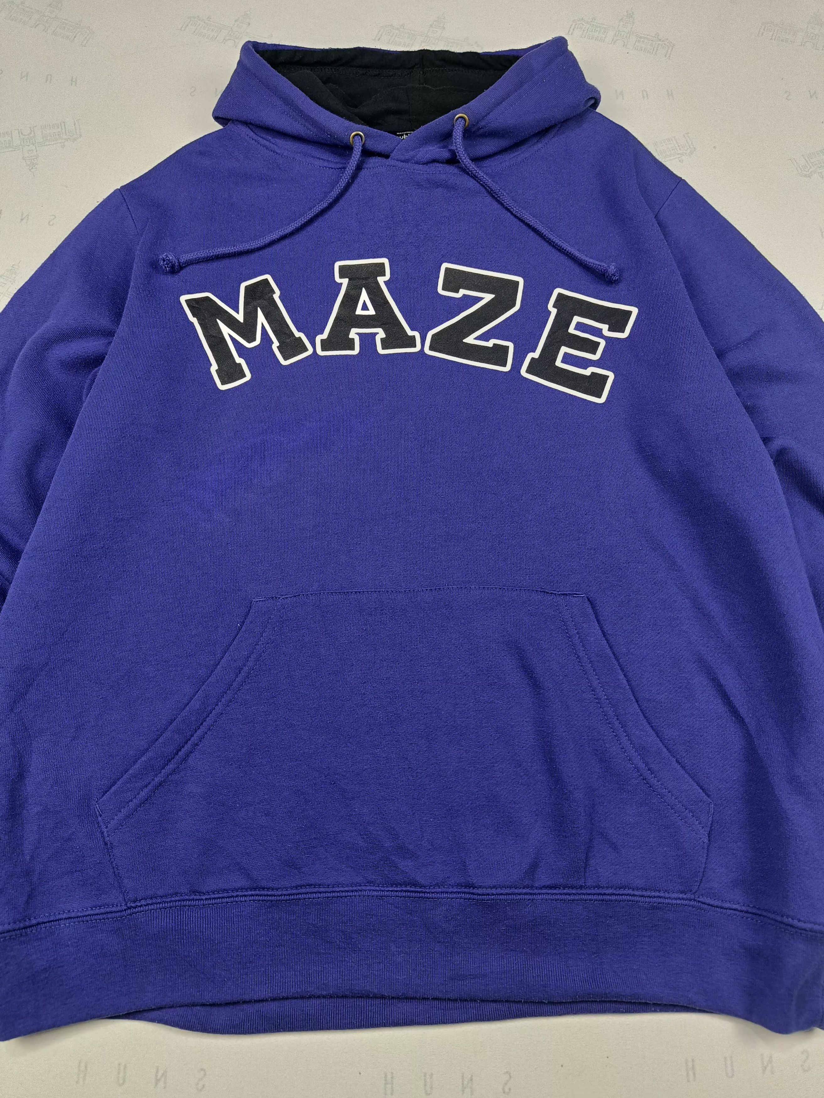 Japanese Brand Double Focus Clothing ' MAZE ' Pull Over Sweatshirt Size US L / EU 52-54 / 3 - 2 Thumbnail