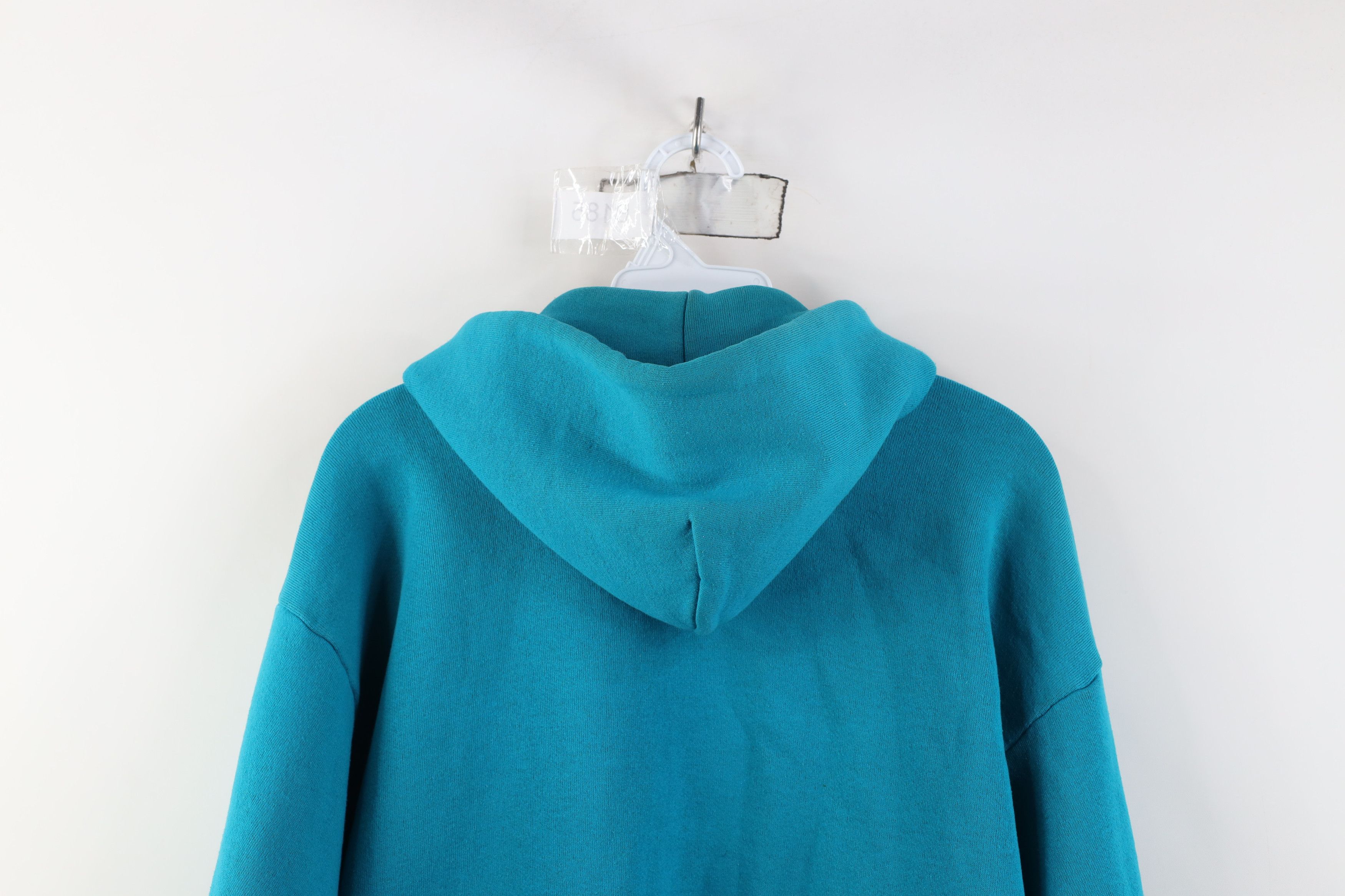 Vintage Vintage 90s USA Olympics Full Zip Hoodie Sweatshirt Teal USA Size US L / EU 52-54 / 3 - 14 Thumbnail
