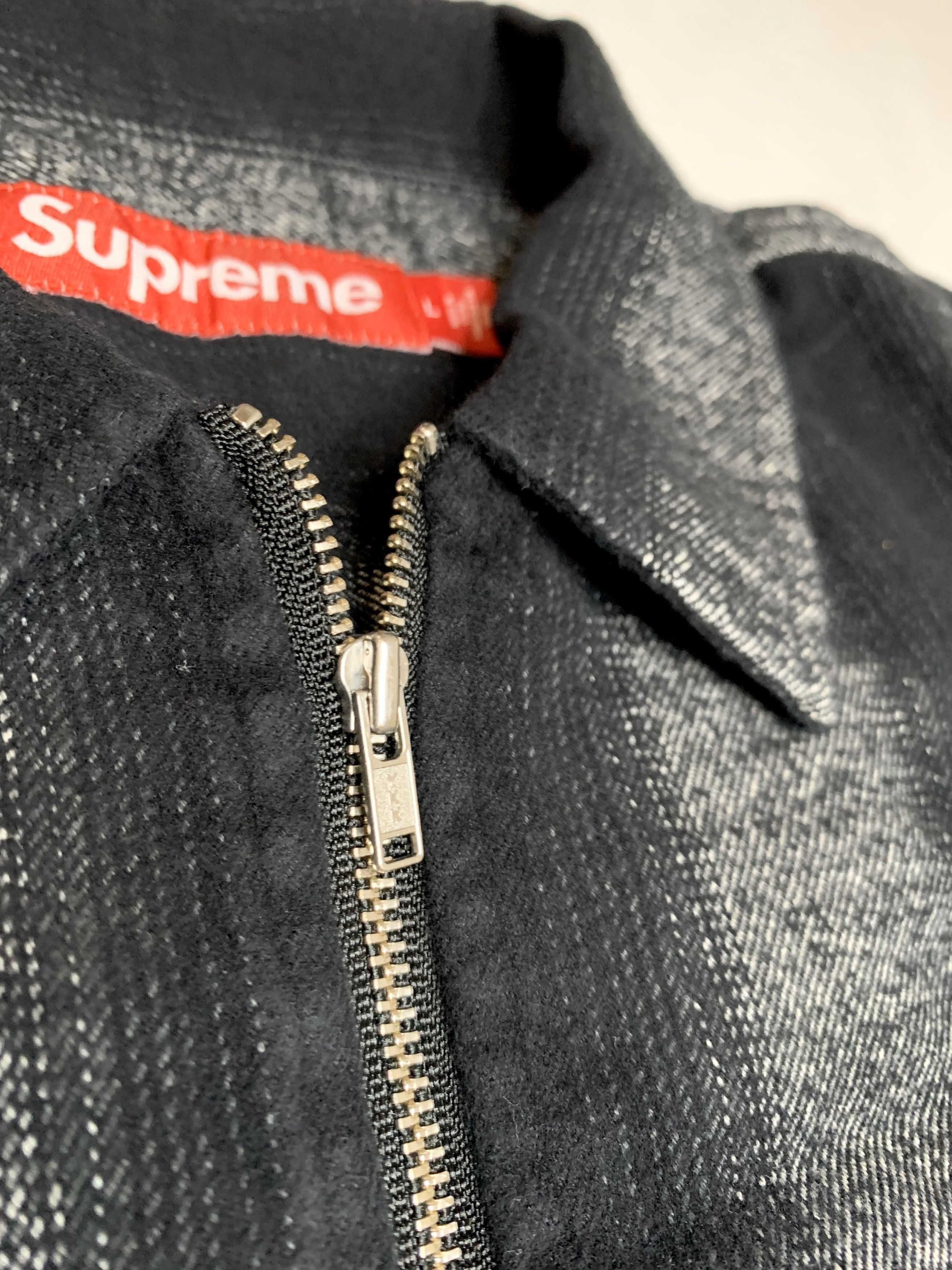 Supreme Supreme FW23 Stripe Flannel Zip Up (L) Size US L / EU 52-54 / 3 - 8 Thumbnail