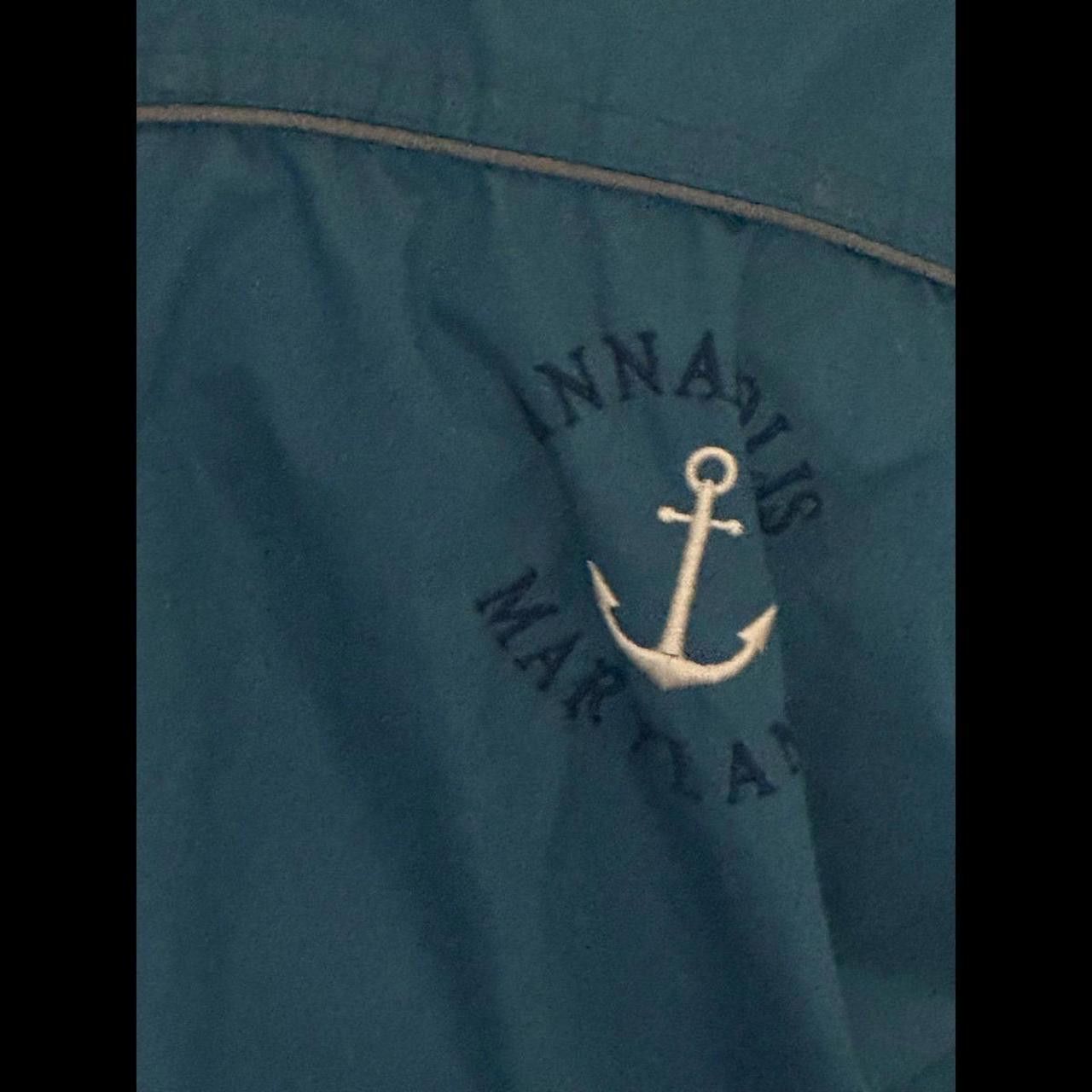 Designer Annapolis Maryland Blue White Rain Cbef Size US L / EU 52-54 / 3 - 2 Thumbnail