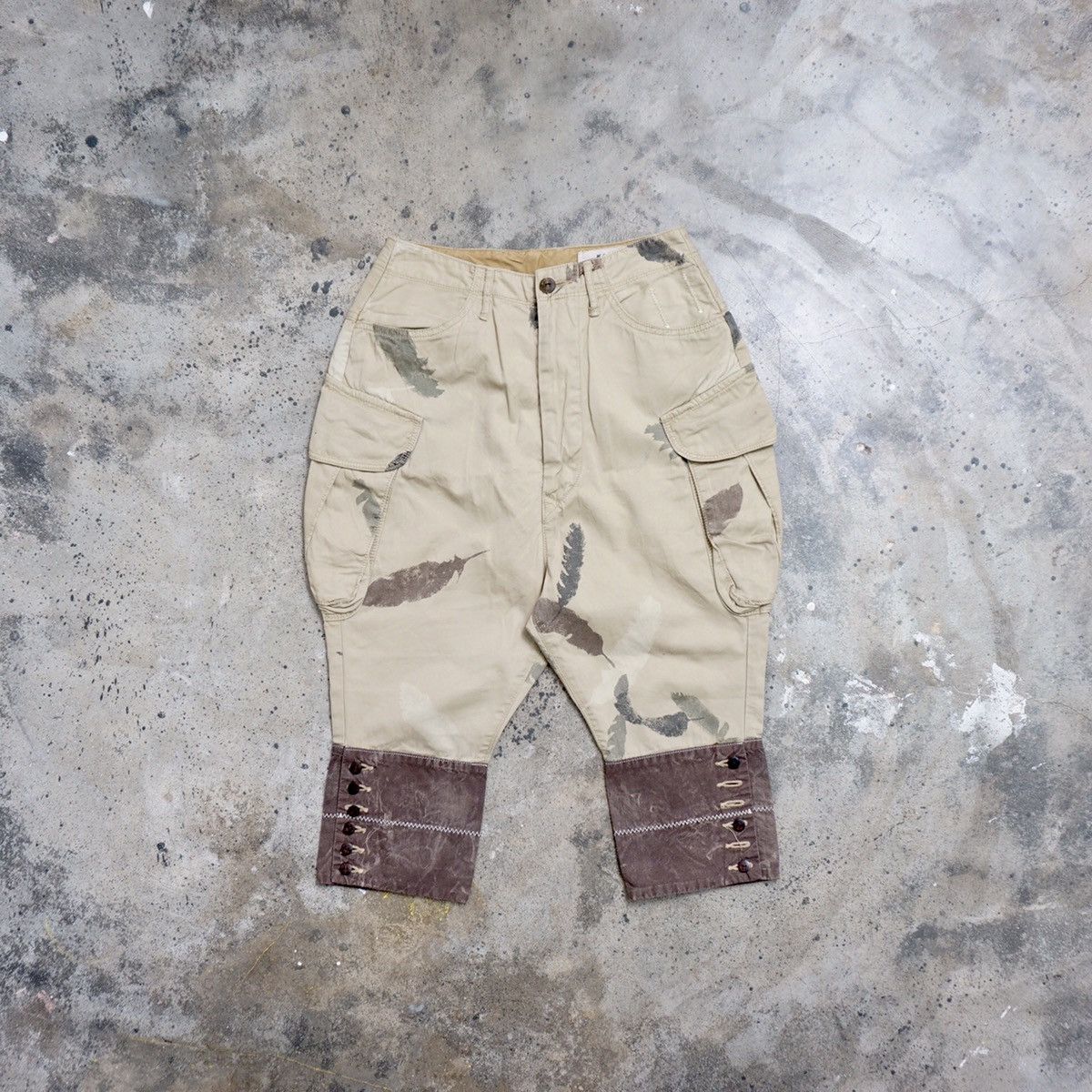 Kapital Feather camo Cargo Short