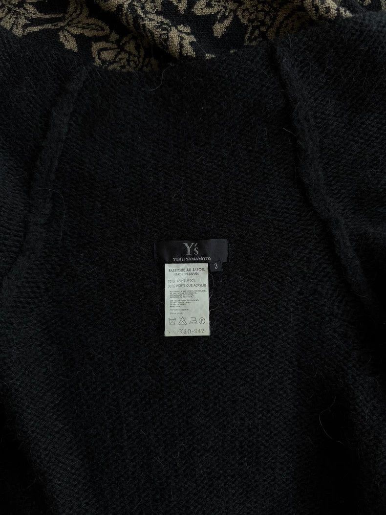 Yohji Yamamoto Yohji Yamamoto Yohji Yamamoto Black Asymmetric Wool Cardig Size US M / EU 48-50 / 2 - 4 Thumbnail