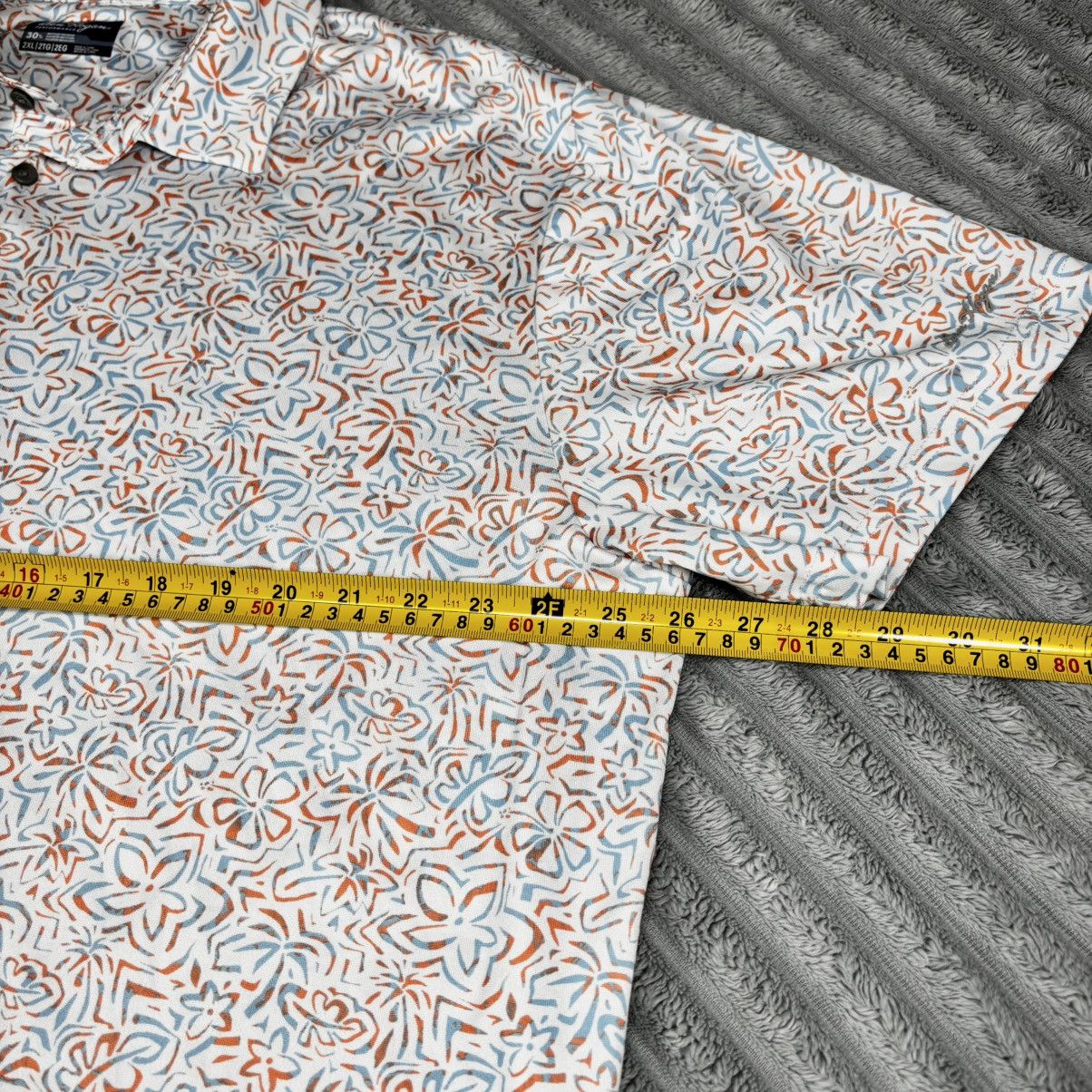 Other Ben Hogan performance Men's Hibiscus Print Golf Polo Shirt Size US XXL / EU 58 / 5 - 6 Thumbnail
