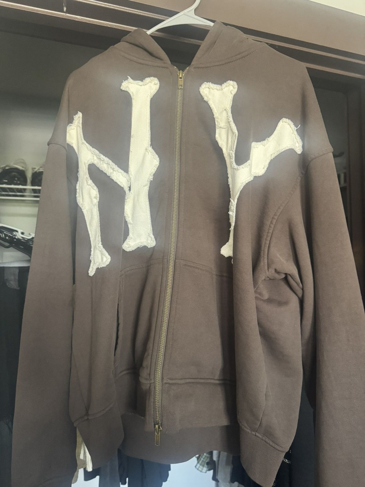 Memory Lane Park NY 骨文字デザイン フルジップパーカー Memory Lane New York Zip Up Reps | TikTok