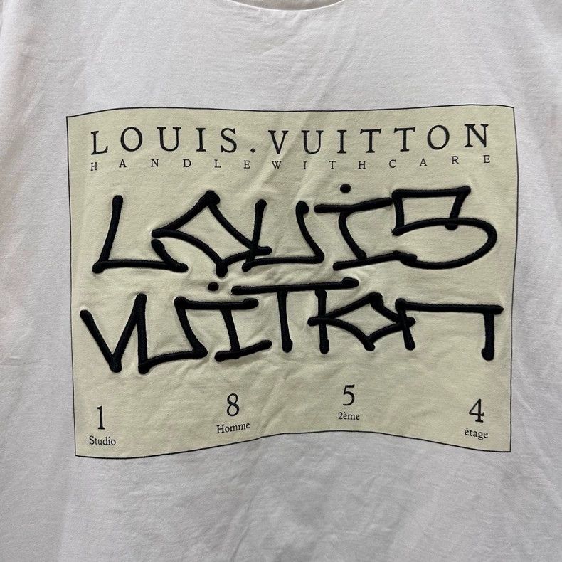 Louis Vuitton Louis Vuitton Embroidered grass logo patch short sleeve Size US XL / EU 56 / 4 - 3 Thumbnail