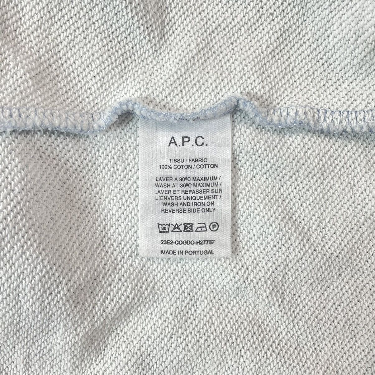 A.P.C. A.P.C Hubert Blue Lightweight Tie Dye Crewneck Size US S / EU 44-46 / 1 - 9 Thumbnail