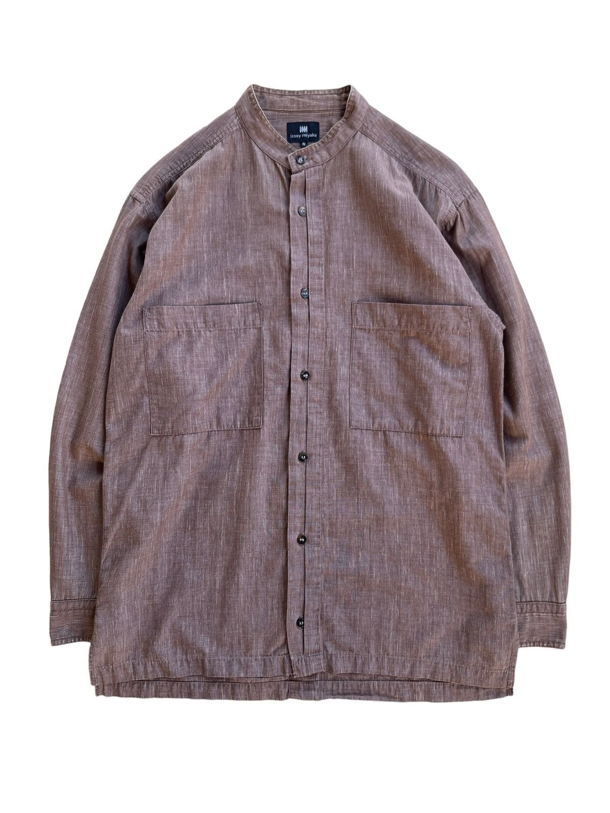 Issey Miyake Issey Miyake Mandarin Shirt Size US S / EU 44-46 / 1 - 1 Thumbnail