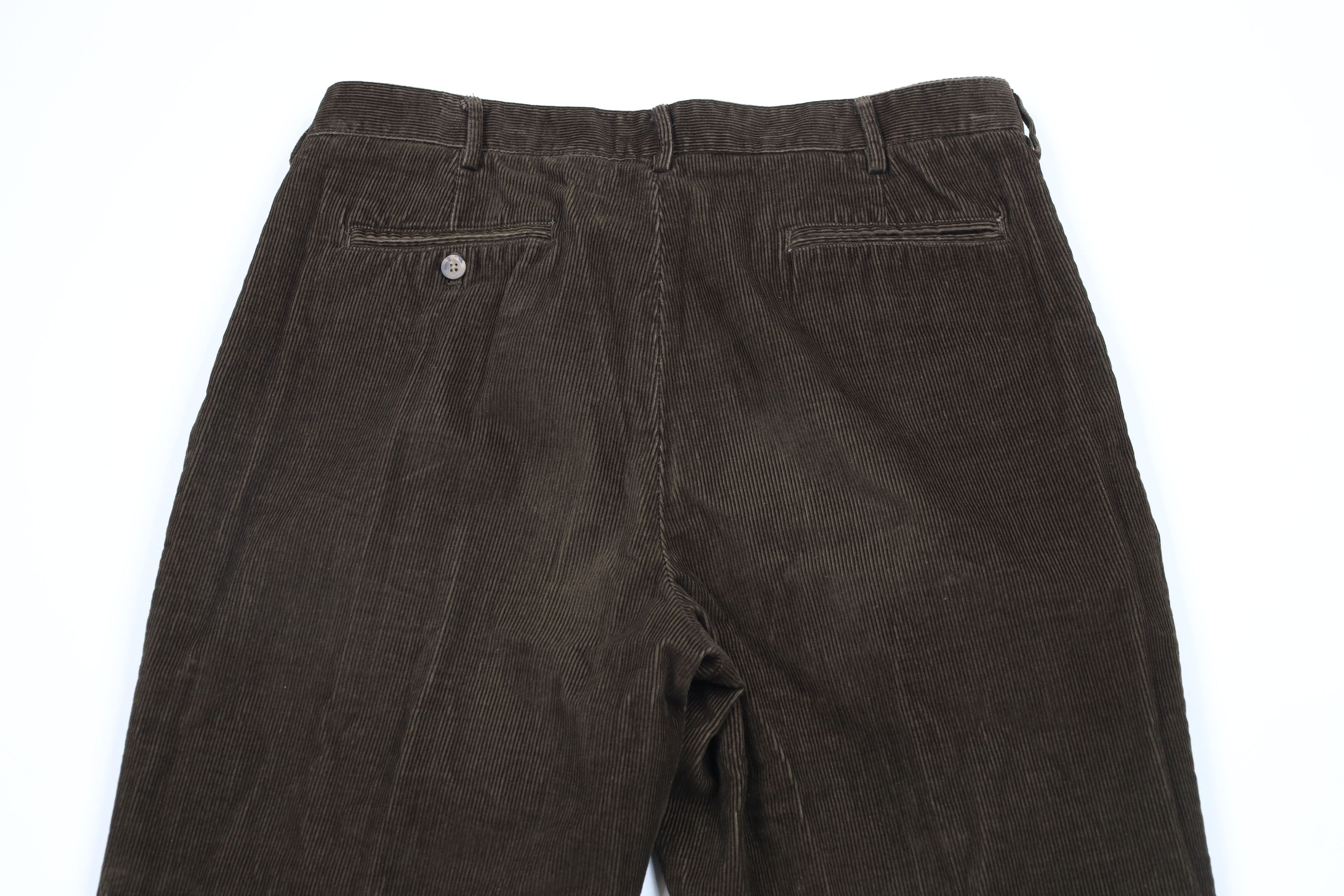 Vintage Vintage 90s Streetwear Pleated Wide Leg Corduroy Chino Pants Size US 36 / EU 52 - 10 Thumbnail