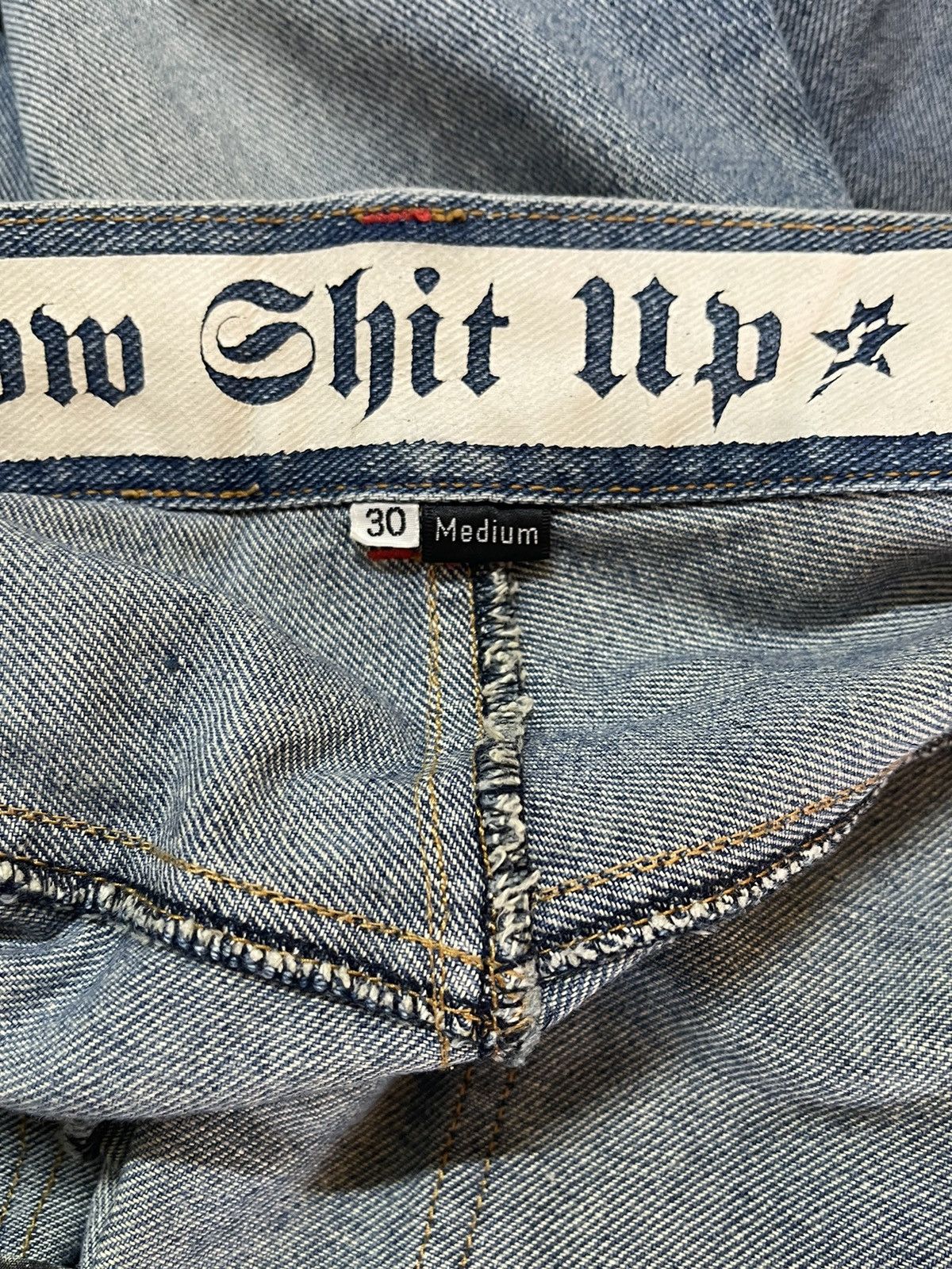 Fubu Vintage Japanese Brand Double Knee Style Faded Style Jeans Size US 32 / EU 48 - 10 Thumbnail