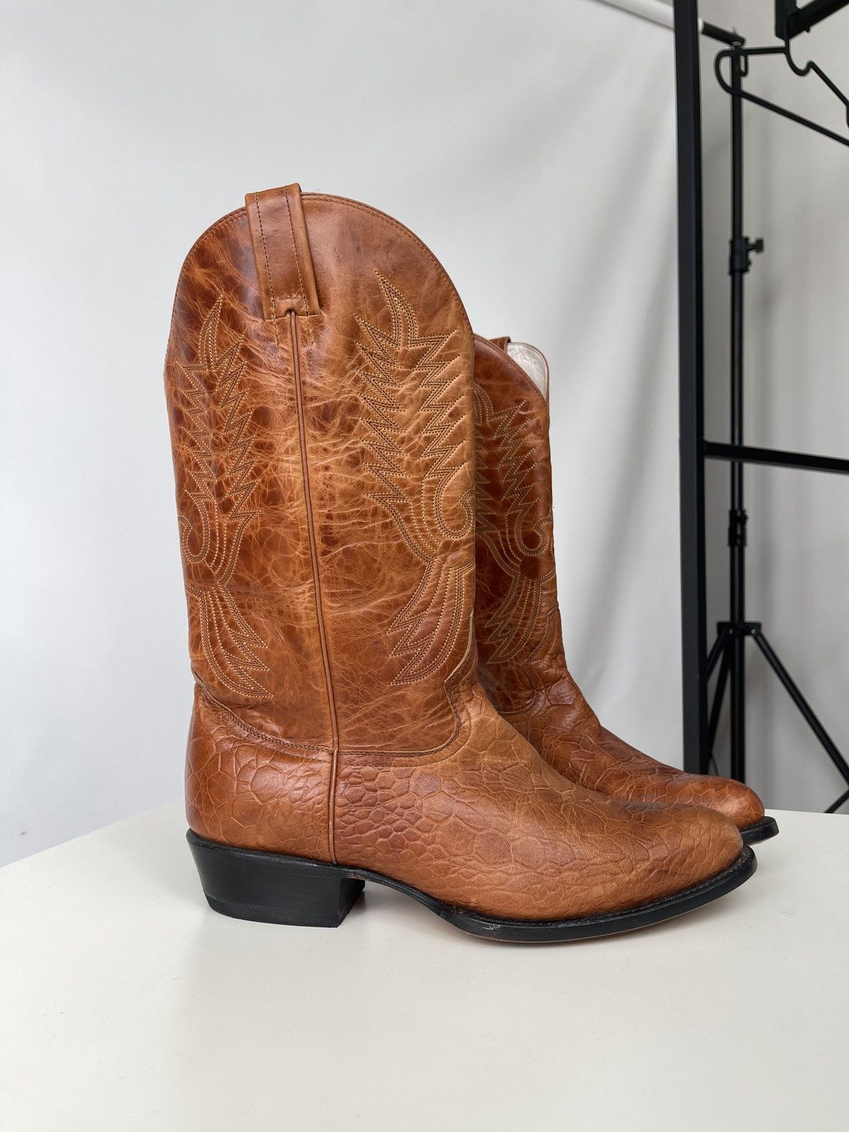 Cowboy Equipment Billy Cowboy Boots Leather Brown Mexico Size 10 Size US 10 / EU 43 - 2 Thumbnail