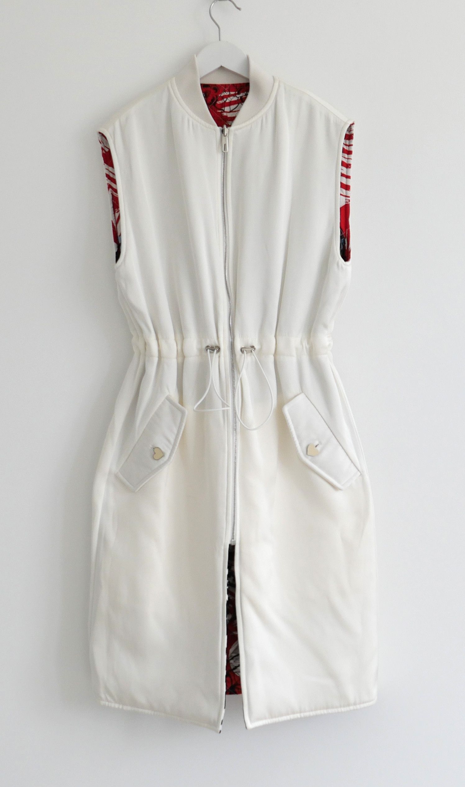 Hermes Hermes Rouge Cornaline Double Faced Cashmere Jacket Size XS / US 0-2 / IT 36-38 - 2 Thumbnail