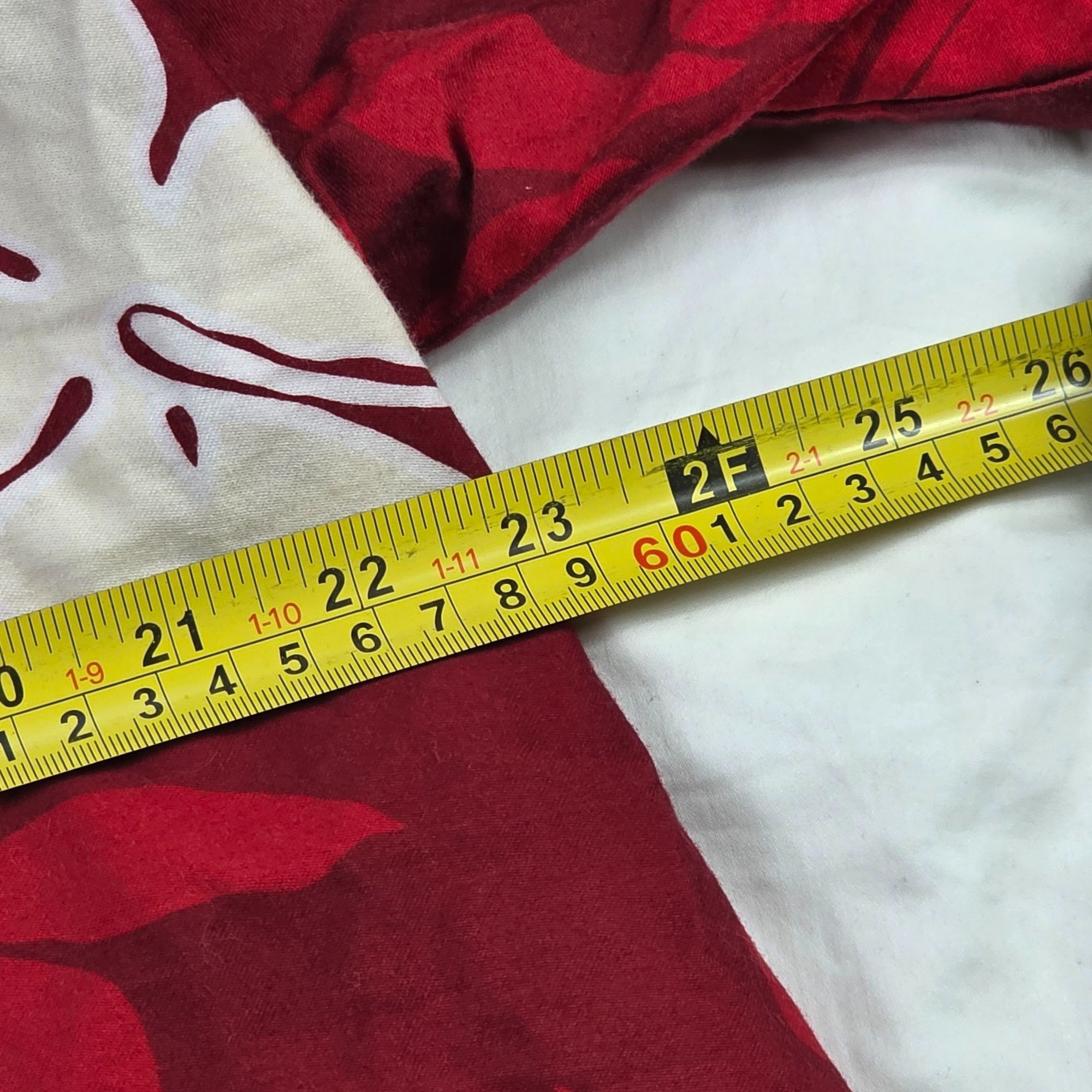 Quiksilver Quiksilver Hawaiian Floral Mens Size XL Red White Short Slee Size US XL / EU 56 / 4 - 7 Thumbnail