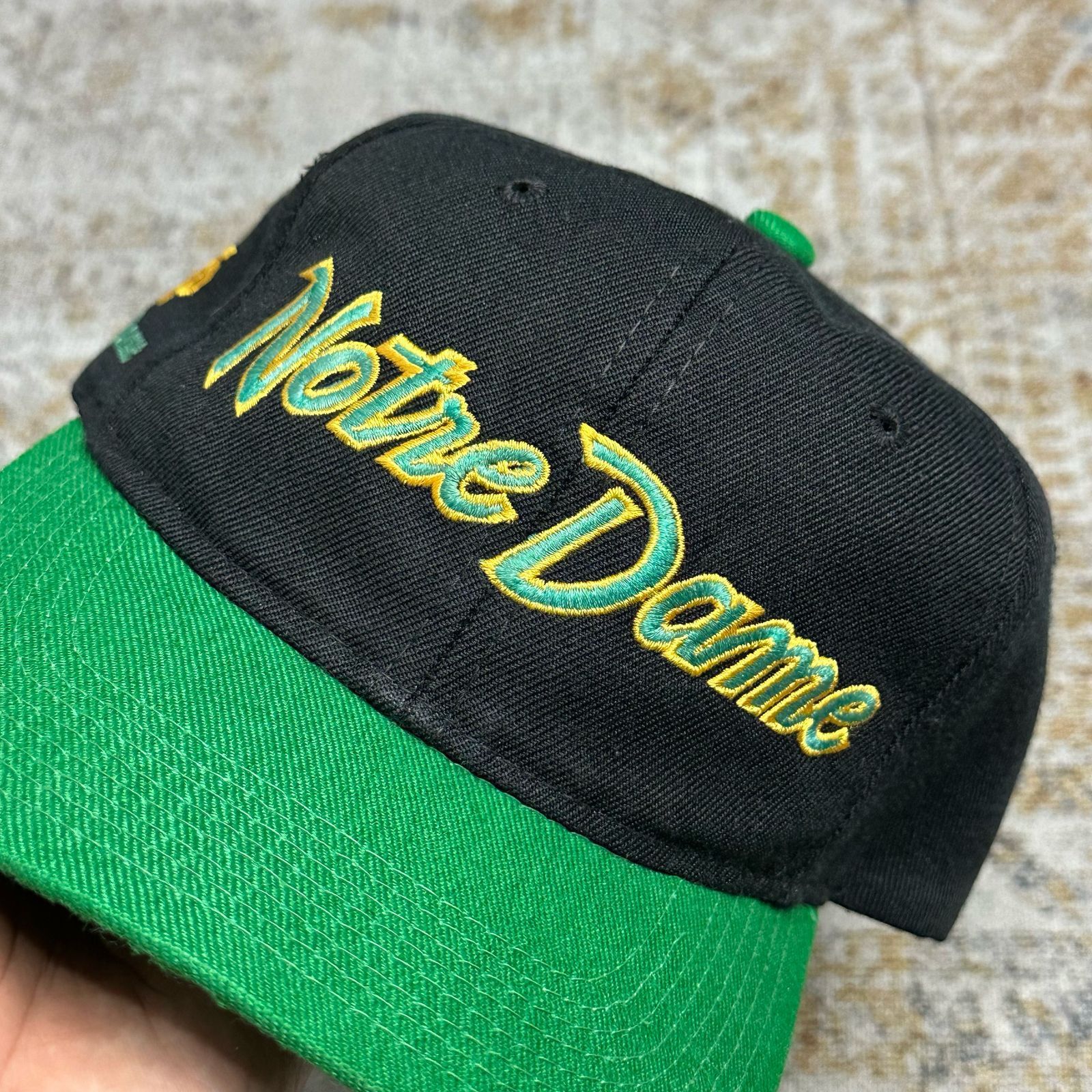 Sports Specialties × Vintage 90s Notre Dame Fighting Irish Vintage Hat Dline Size ONE SIZE - 2 Thumbnail