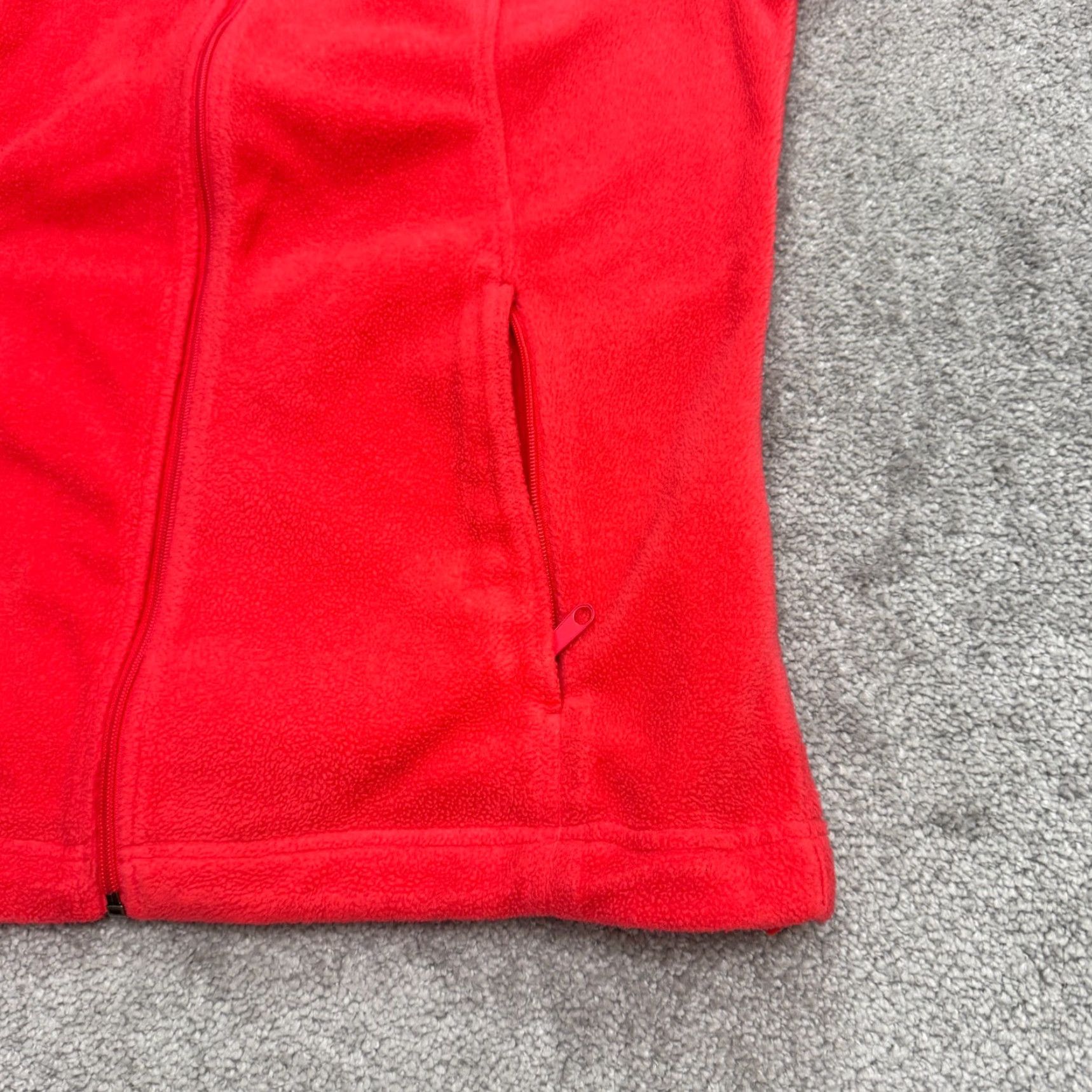 Vintage Columbia Jacket Womens Large Red Full Zip Pockets Benton Springs Outdoor Casual Size L / US 10 / IT 46 - 4 Thumbnail
