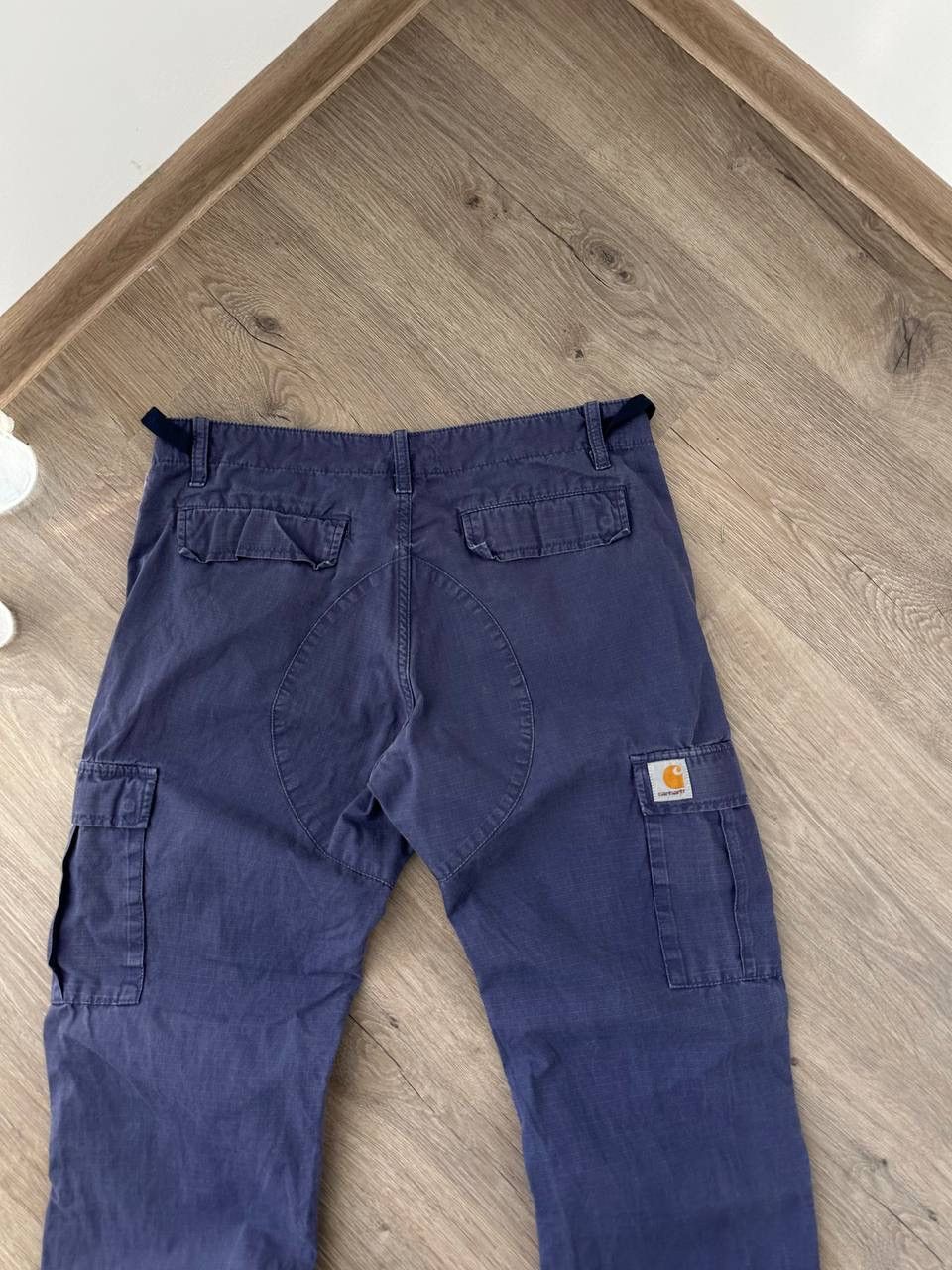 Carhartt × Carhartt Wip × Vintage Vintage Carhartt Aviation Blue Cargo Pants Size US 32 / EU 48 - 7 Thumbnail