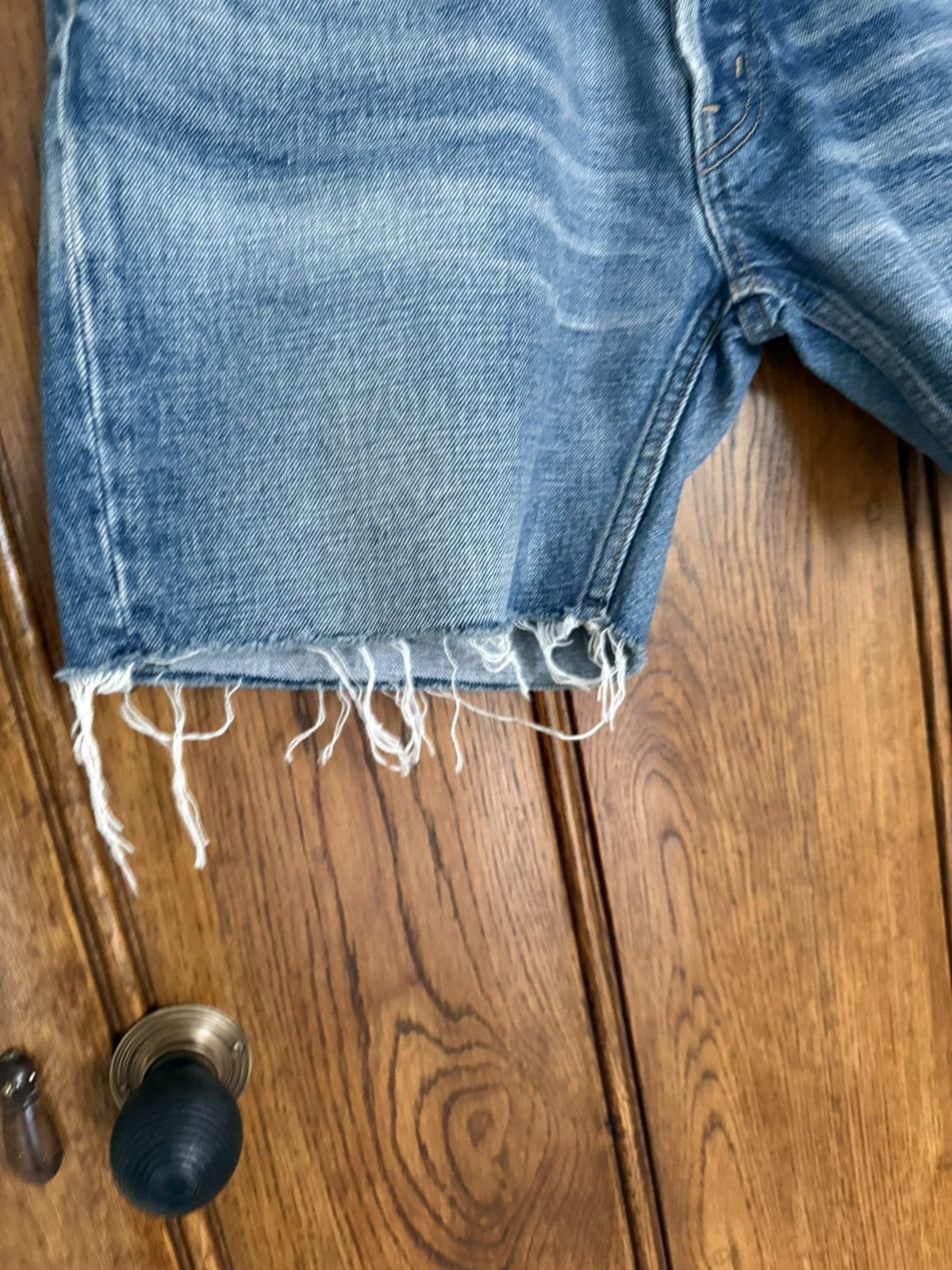 Celine $990 ss24 Celine zuma wash wesley jean denim shorts 28 Hedi Size US 28 / EU 44 - 9 Thumbnail