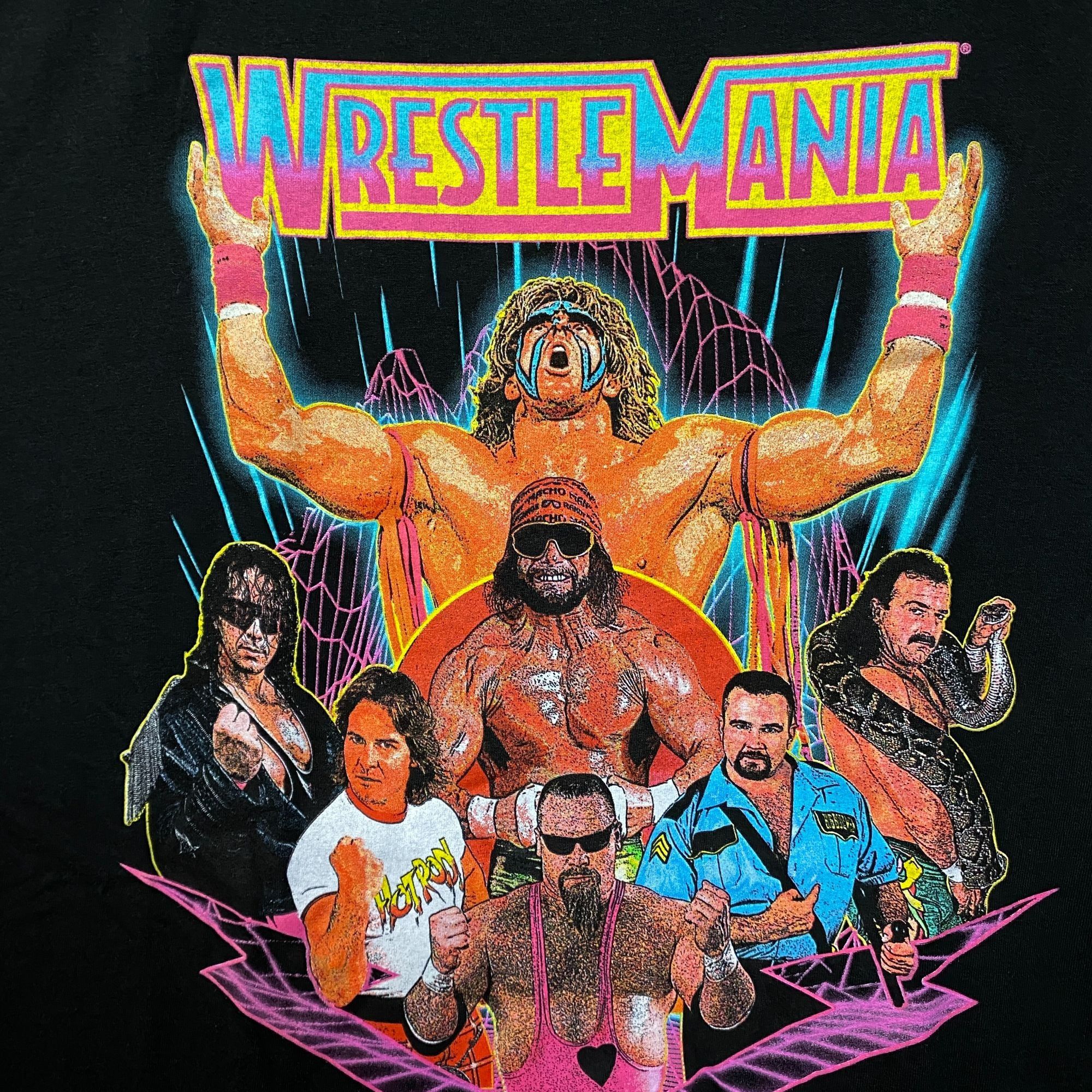 WWE WWE Wrestlemania Wrestler Retro Poster T-Shirt 2XL Size US XXL / EU 58 / 5 - 2 Thumbnail