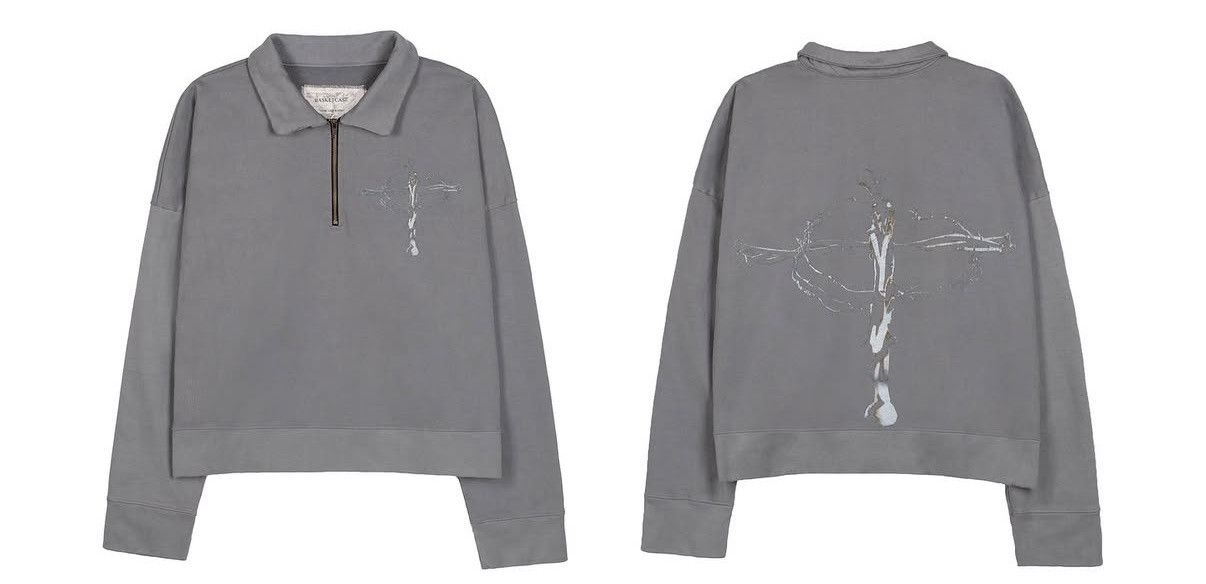 basketcase gallery Basketcase Gallery Quarter Zip Sweatshirt | Grailed