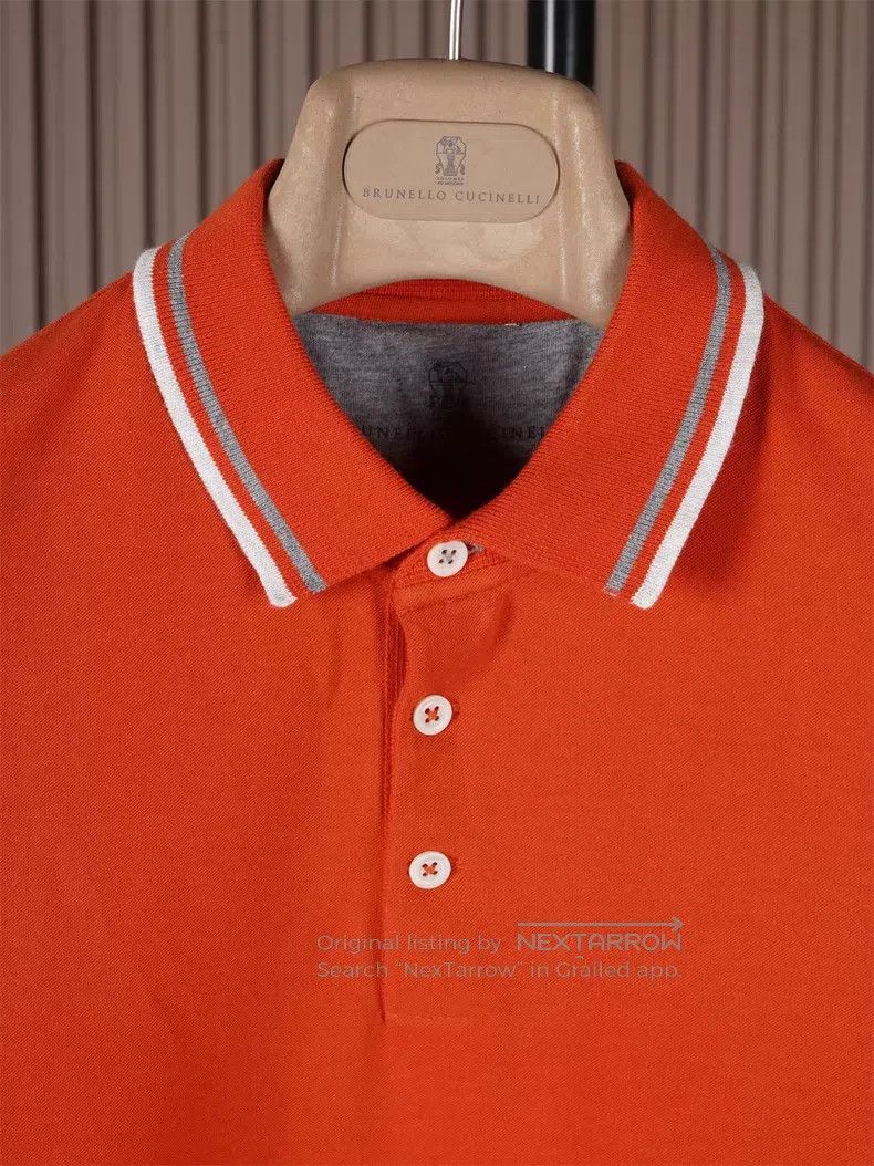 Brunello Cucinelli Brunello Cucinelli Men's short-sleeved polo for spring and Size US XS / EU 42 / 0 - 2 Thumbnail