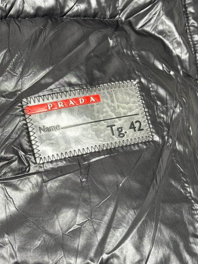 Prada AW2012 Prada Linea Rossa Black Nylon Quilted Puffer Jacket Size S / US 4 / IT 40 - 11 Thumbnail