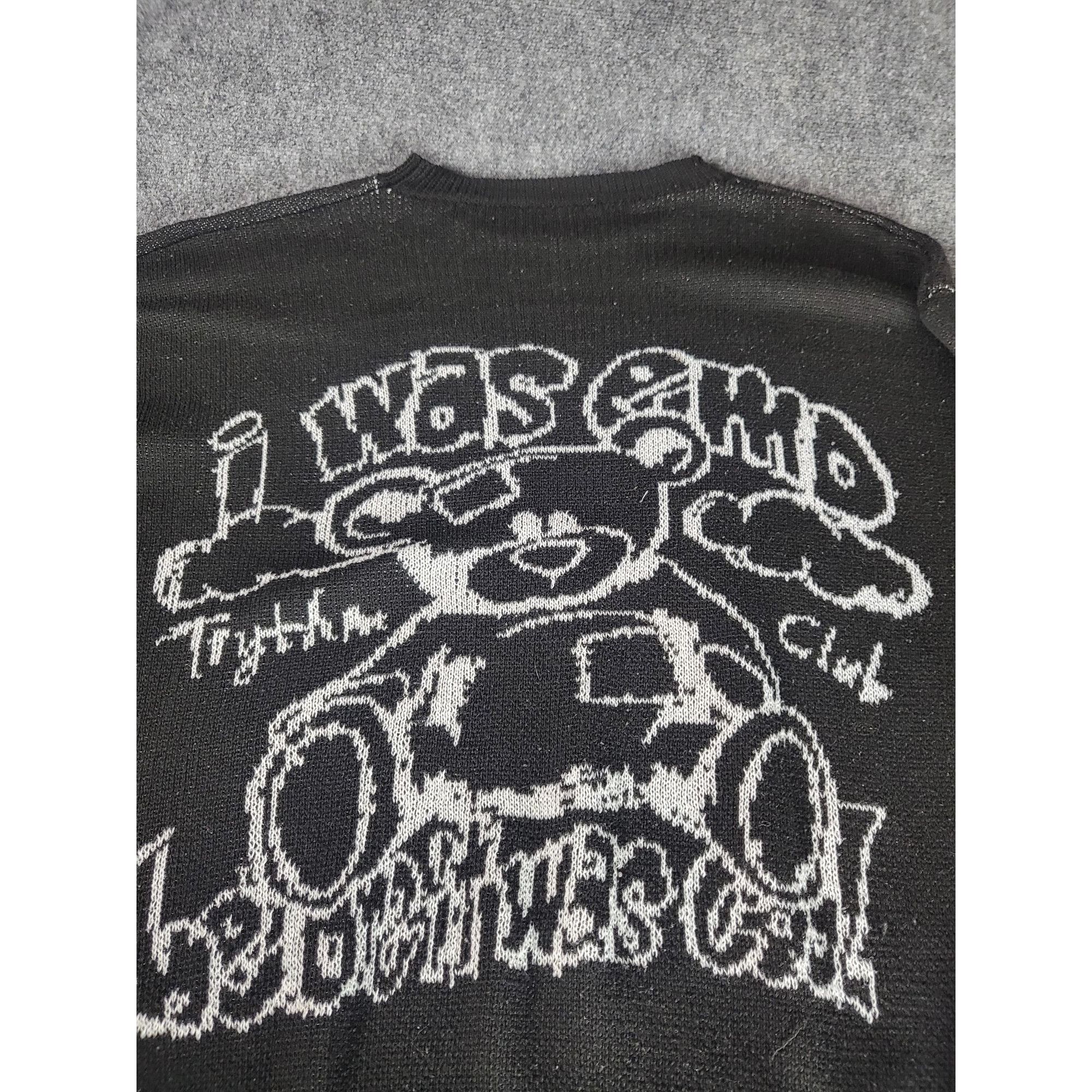 Shein Shein Sweater Women Sz L i was emo before it was cool boxy j Size L / US 10 / IT 46 - 8 Thumbnail