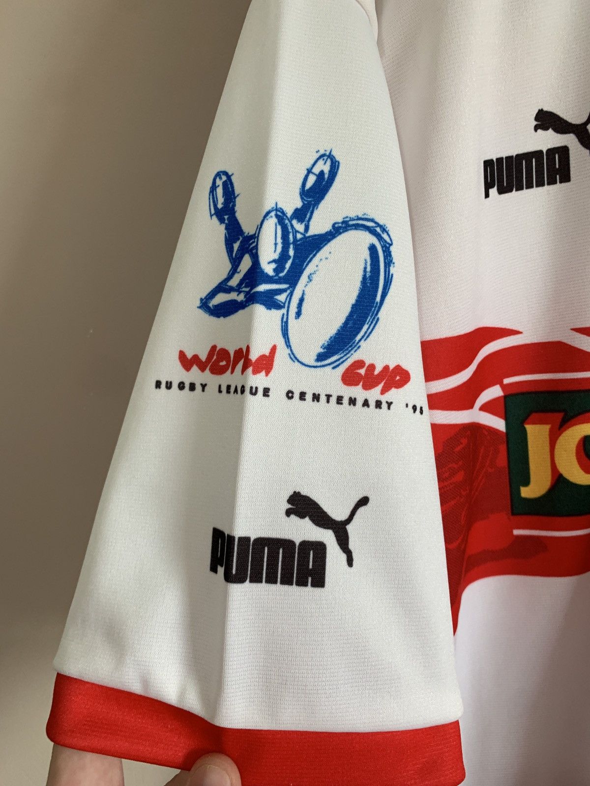 Puma × Vintage England 1995 Home Rugby League Shirt Puma Jersey Size L Size US L / EU 52-54 / 3 - 3 Thumbnail