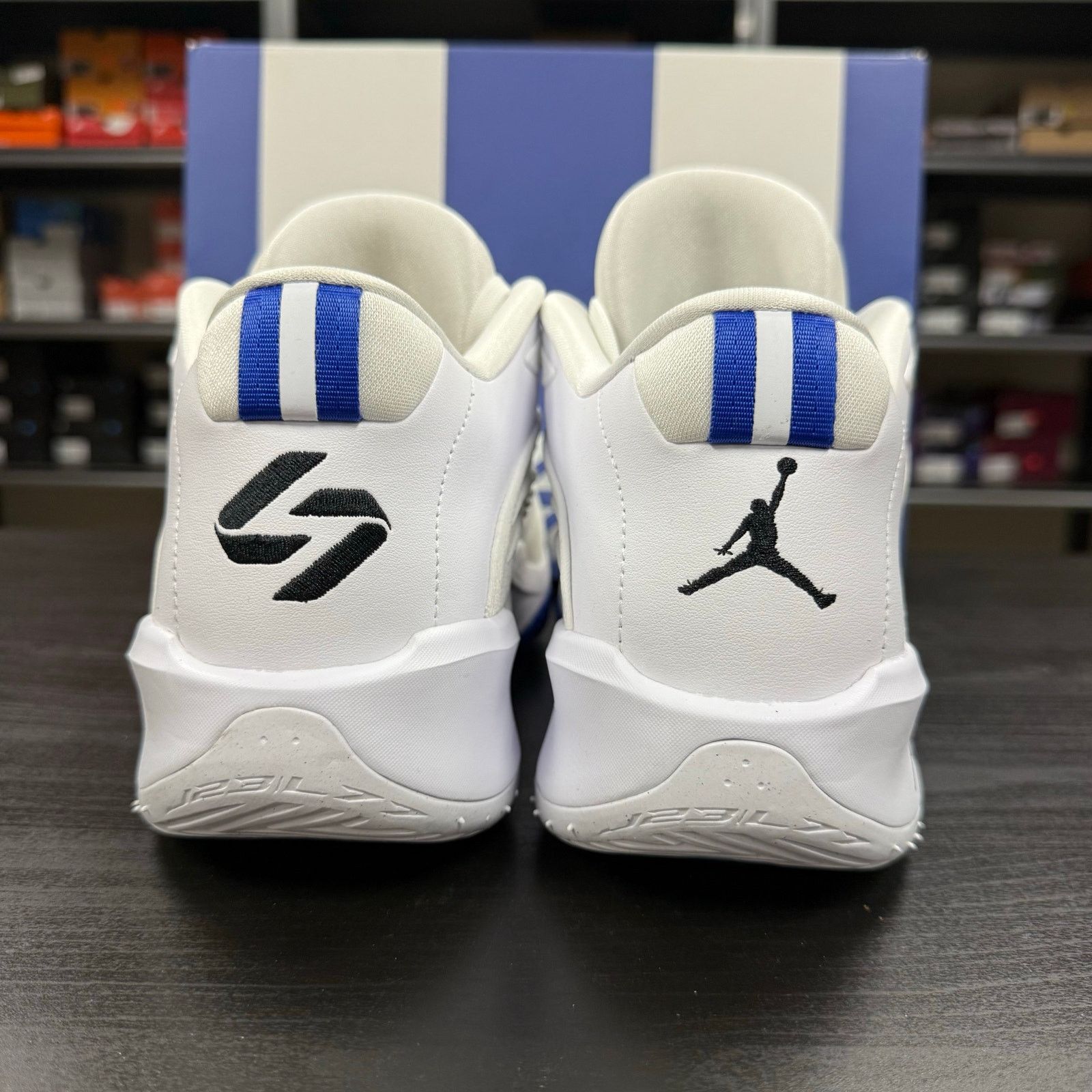 Jordan Brand JORDAN MEN'S 12.5 LUKA 3 TB WHITE ROYAL BLUE FQ7453-160 Size US 12.5 / EU 45-46 - 4 Thumbnail